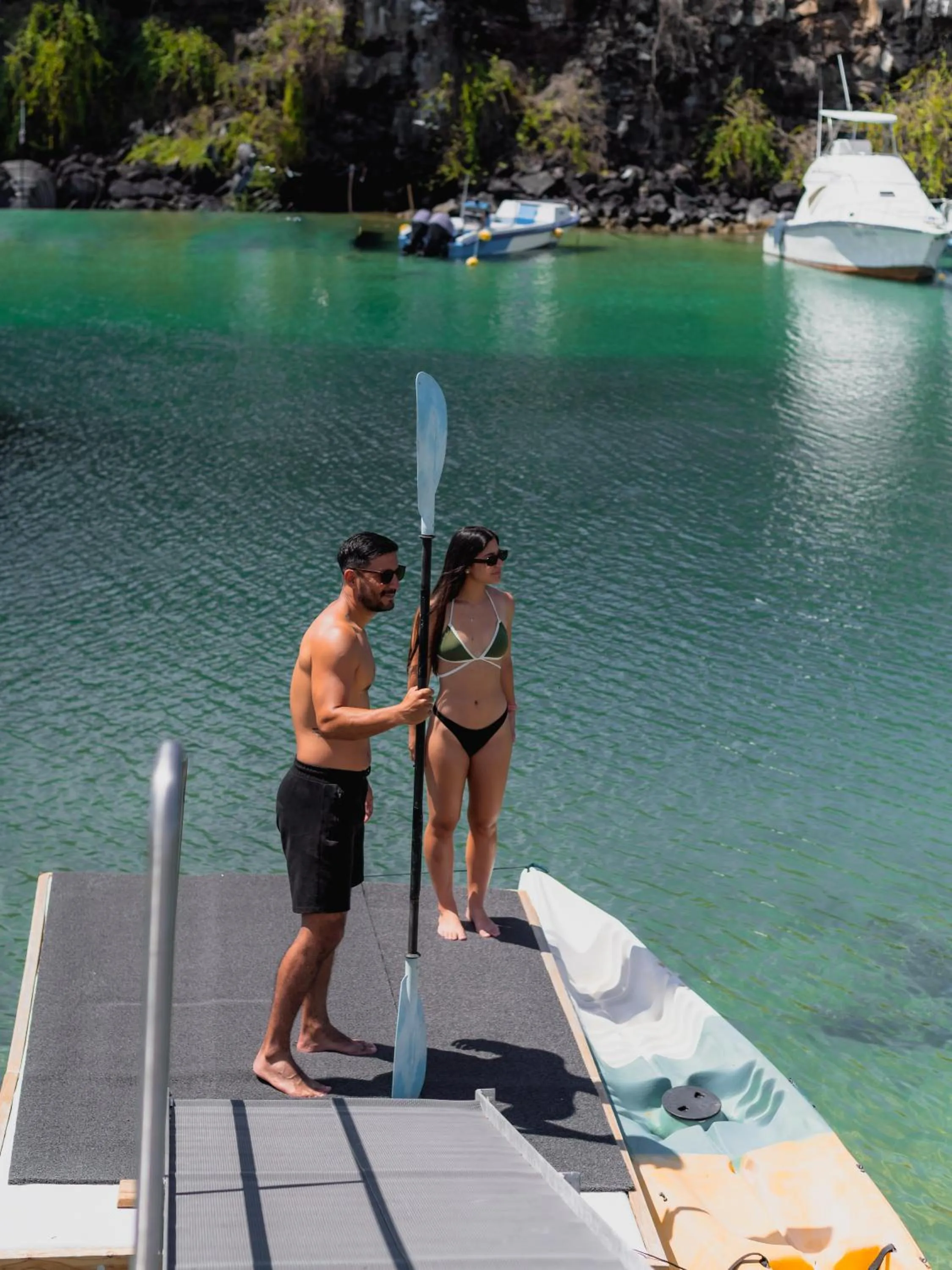 Swimming pool in El Barranco Galapagos