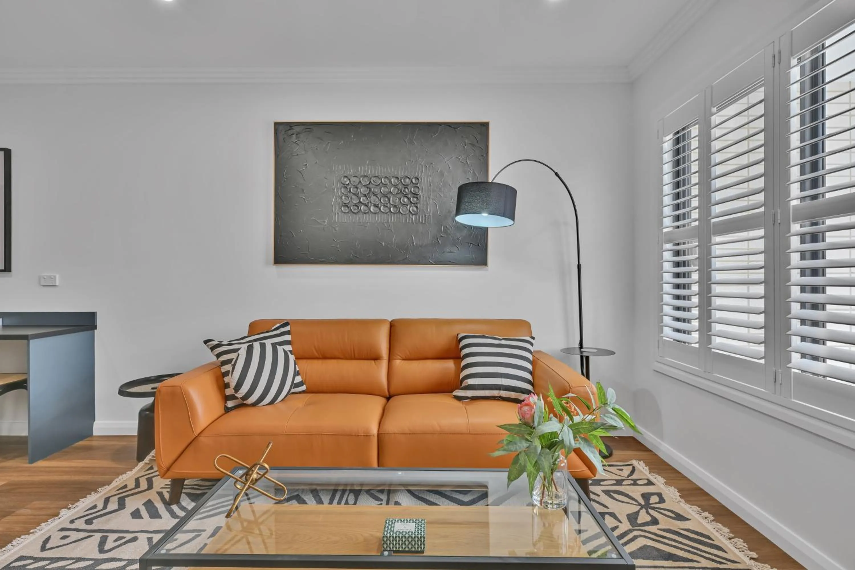 Living room in The Mac