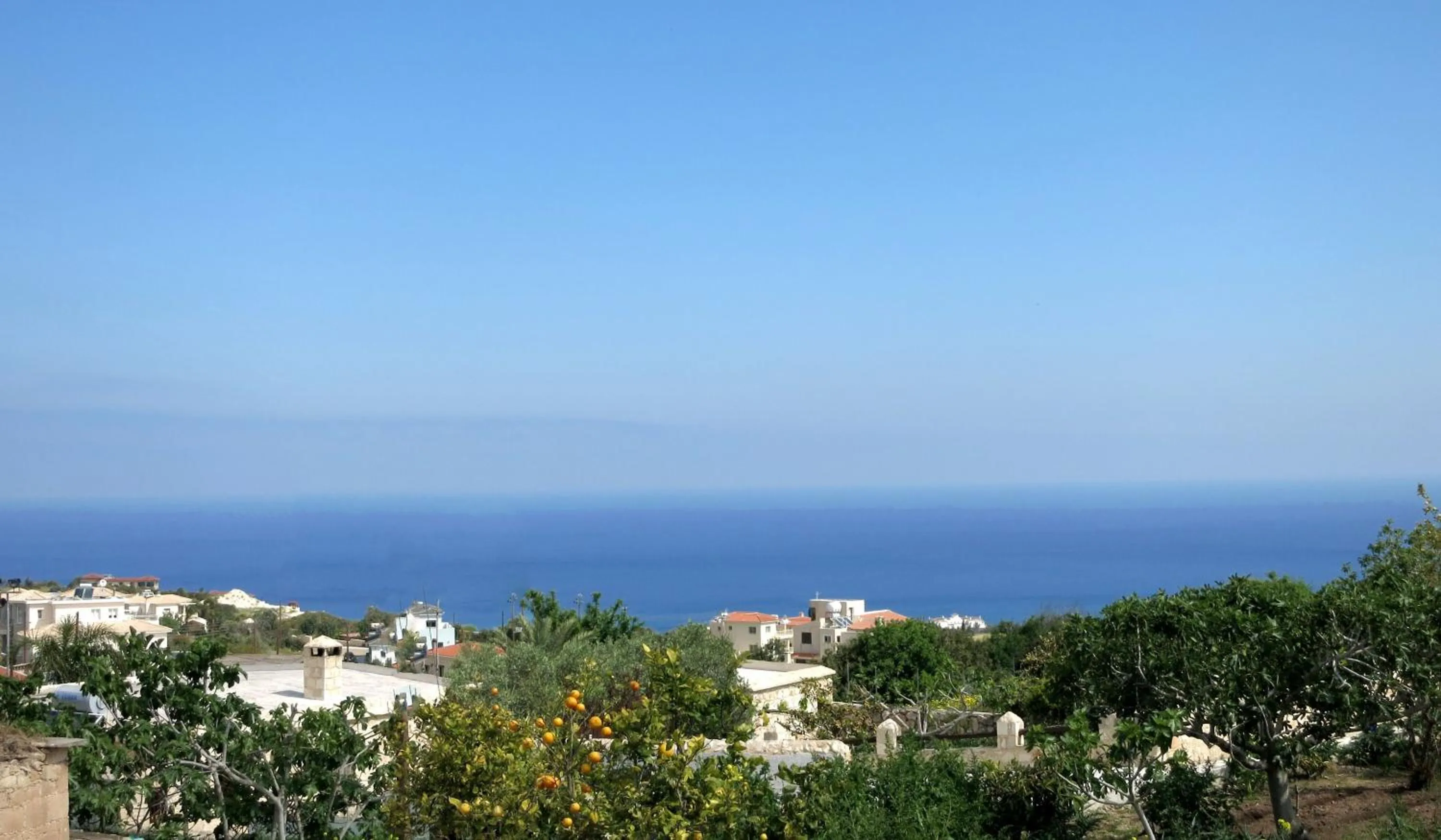 Garden view in Simona Stone House