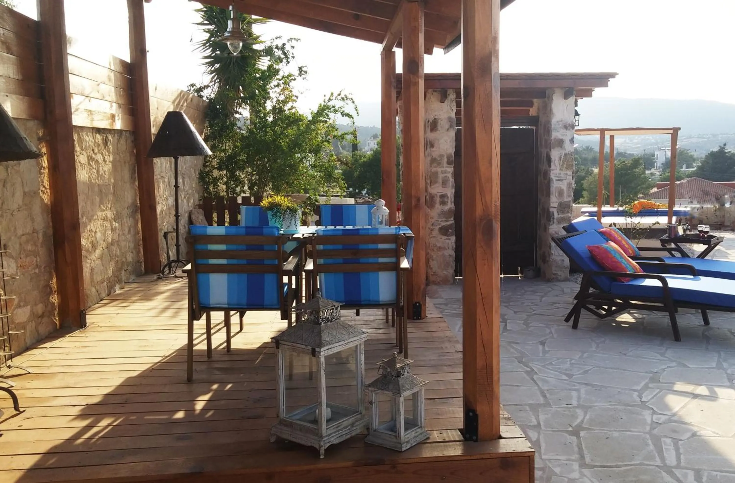 Patio in Simona Stone House