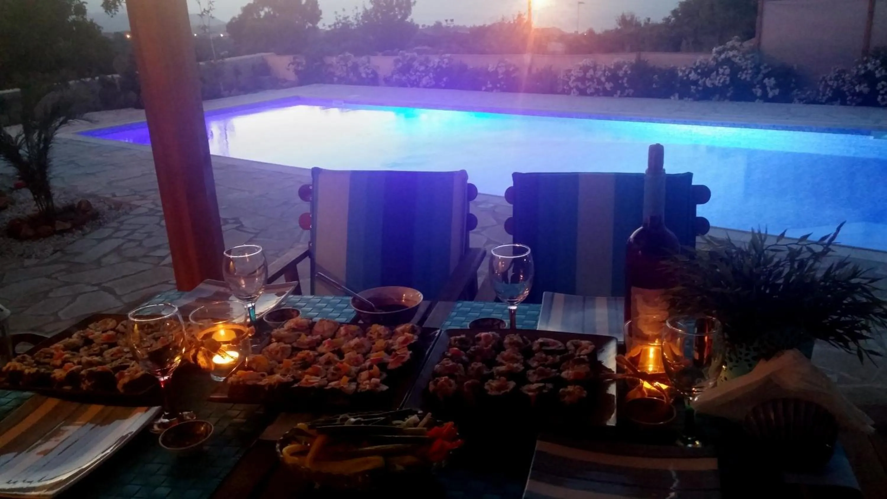 Patio in Simona Stone House