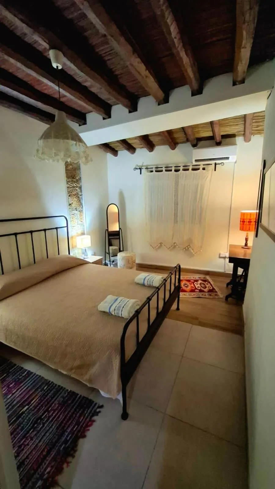 Bedroom, Bed in Simona Stone House