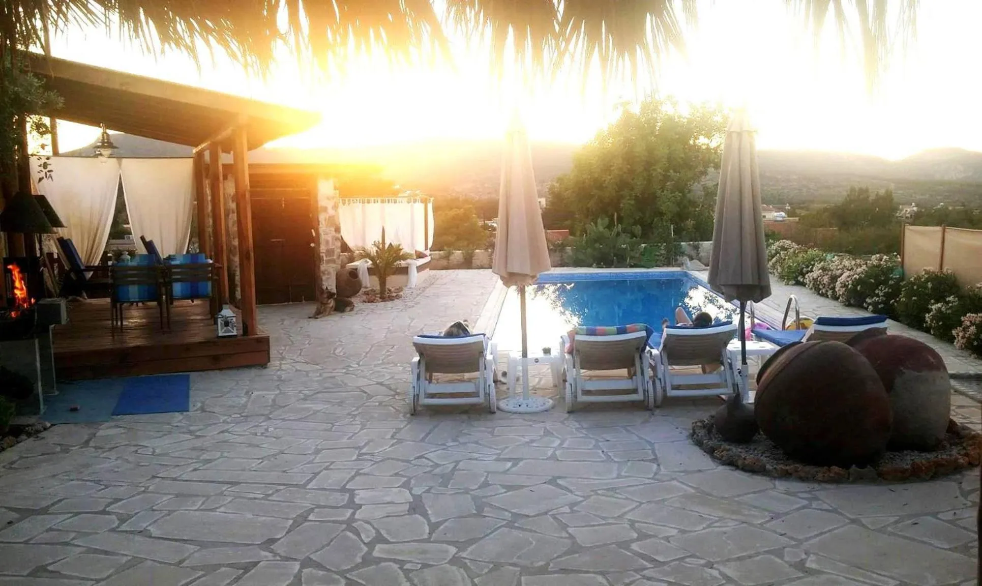 Garden in Simona Stone House