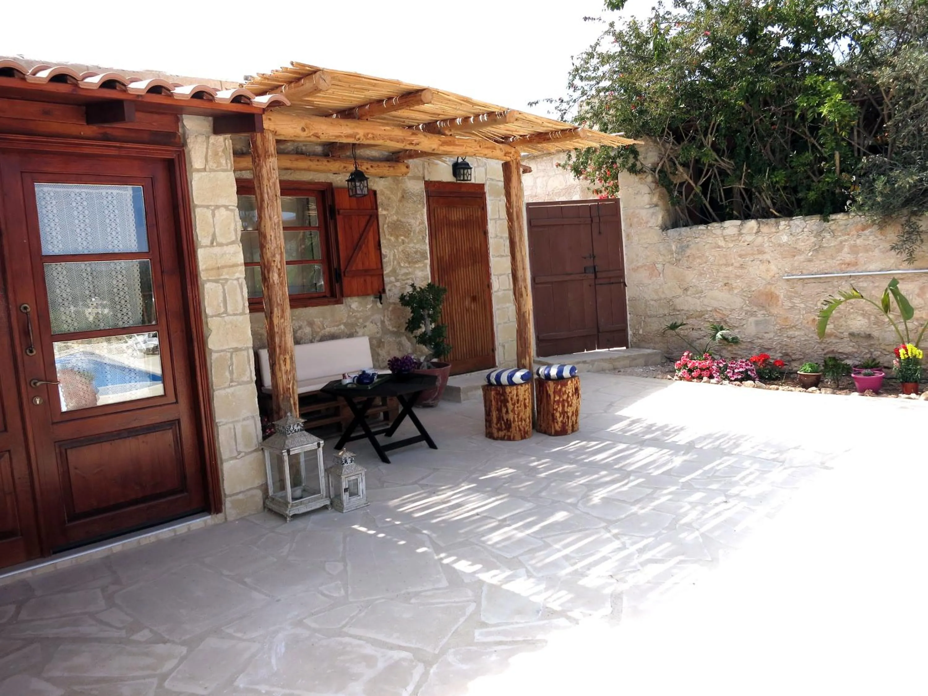 Patio in Simona Stone House