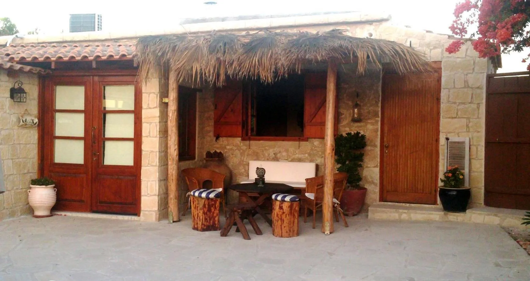 Patio in Simona Stone House