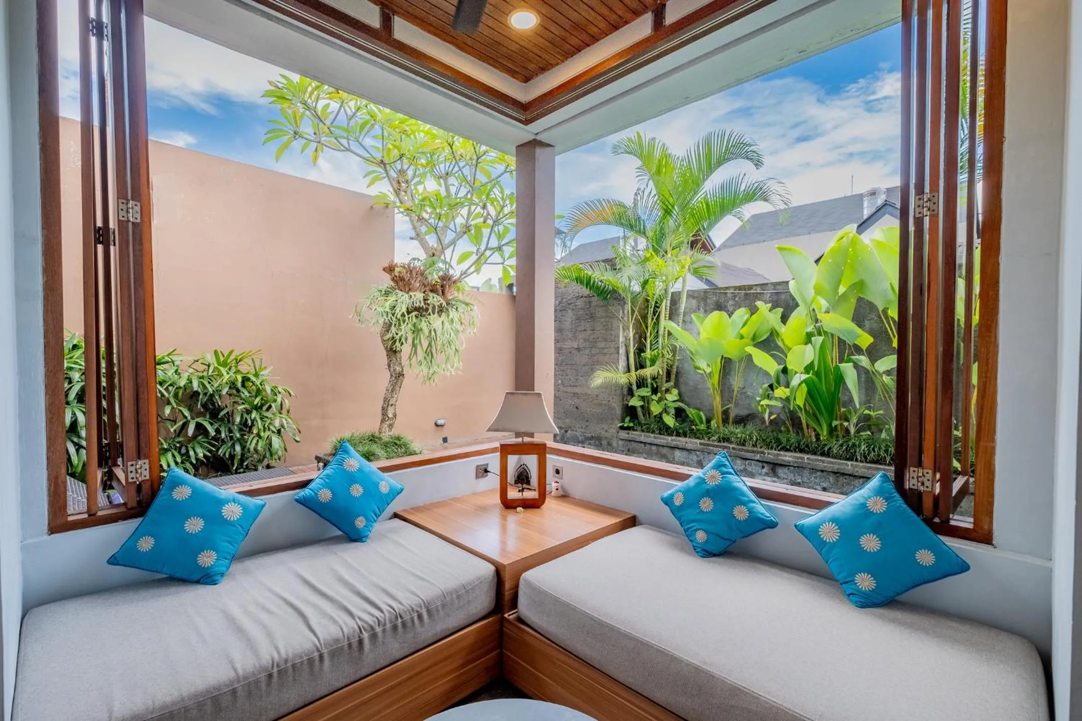 Living room, Bed in Prema Ubud Villas