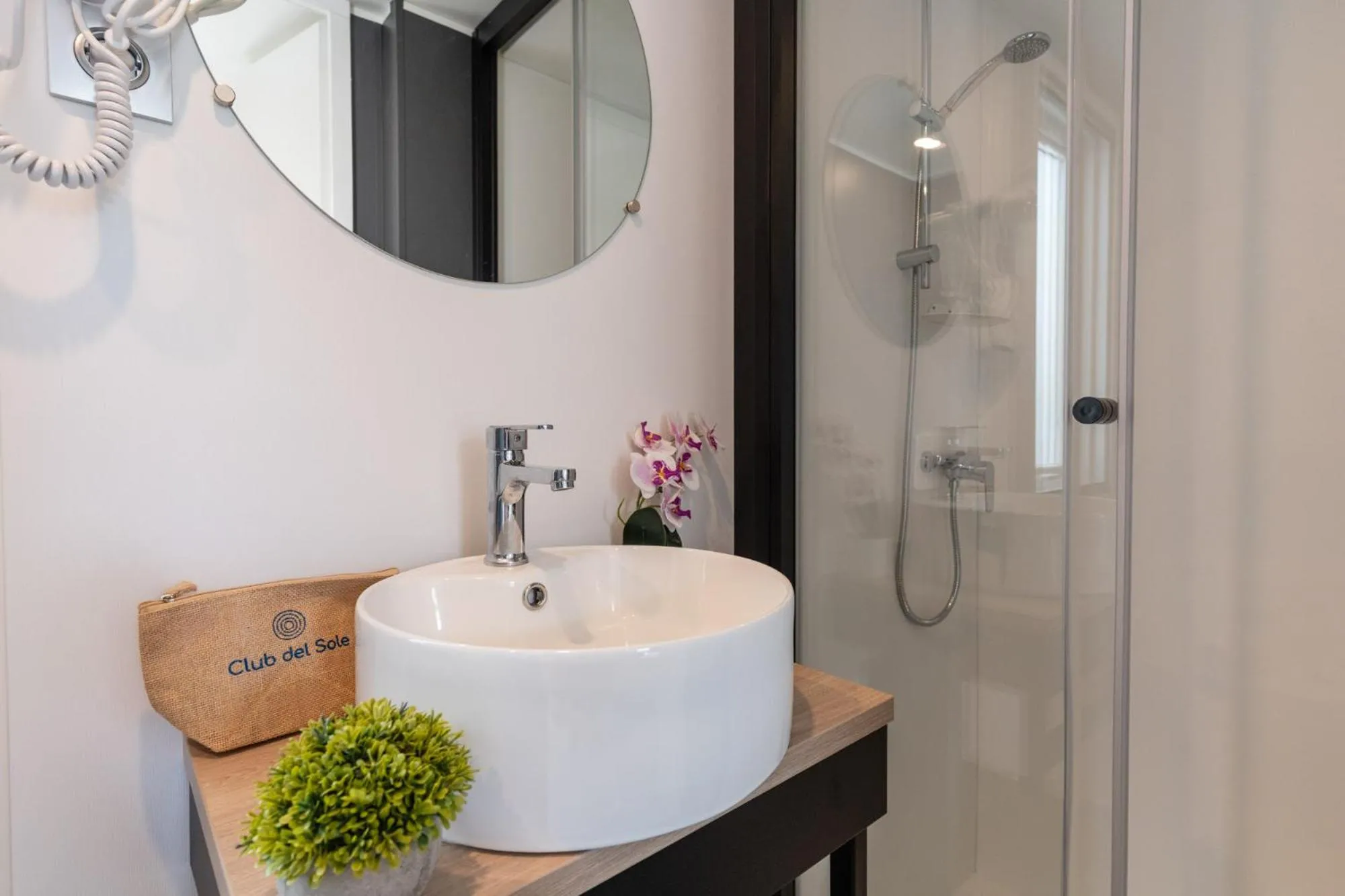 Bathroom in Club del Sole Adriatico Cervia Easy Camping Village