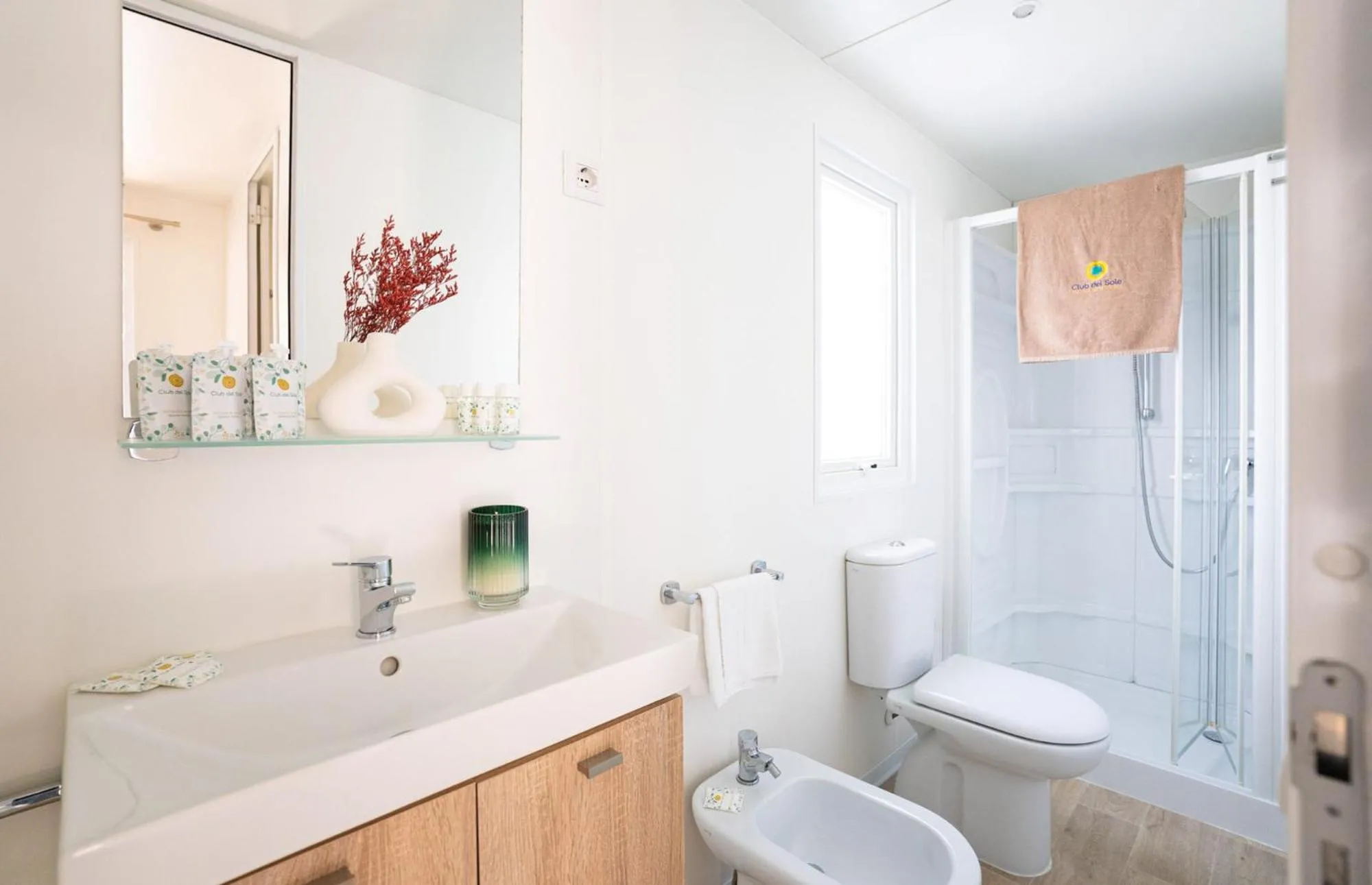 Bathroom in Club del Sole Adriatico Cervia Easy Camping Village