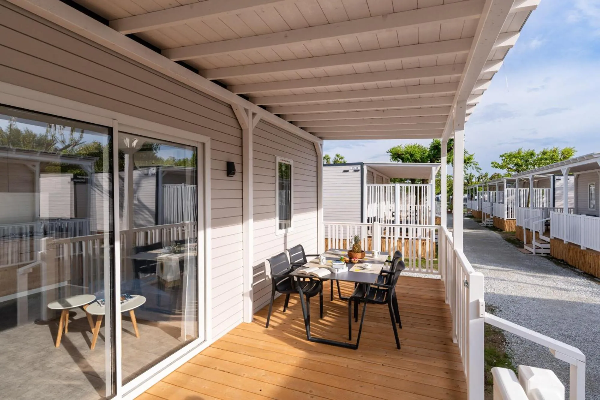 Patio in Club del Sole Adriatico Cervia Easy Camping Village