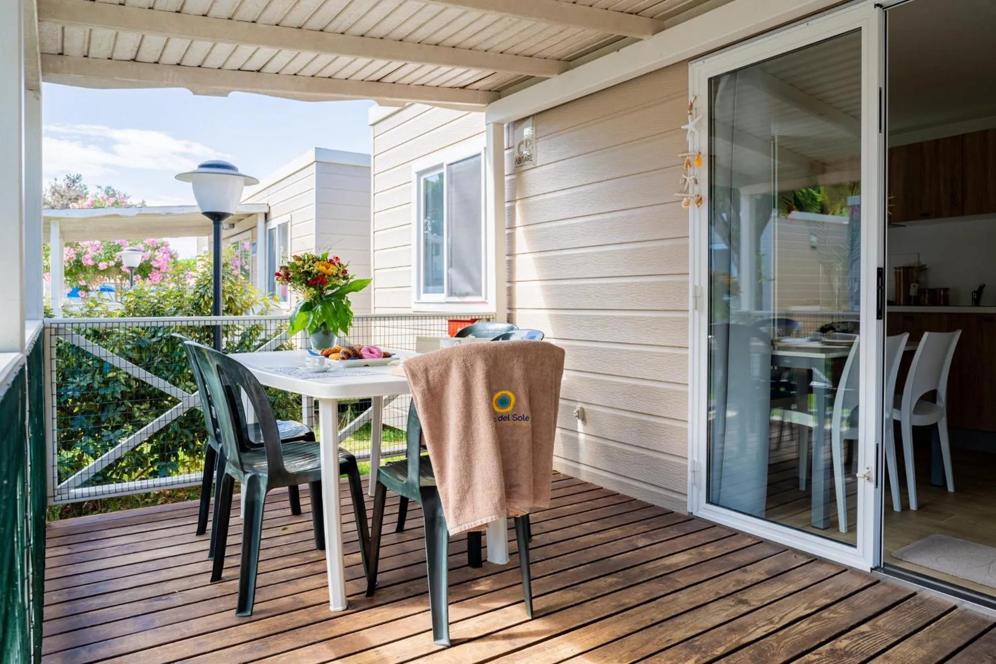 Patio in Club del Sole Adriatico Cervia Easy Camping Village