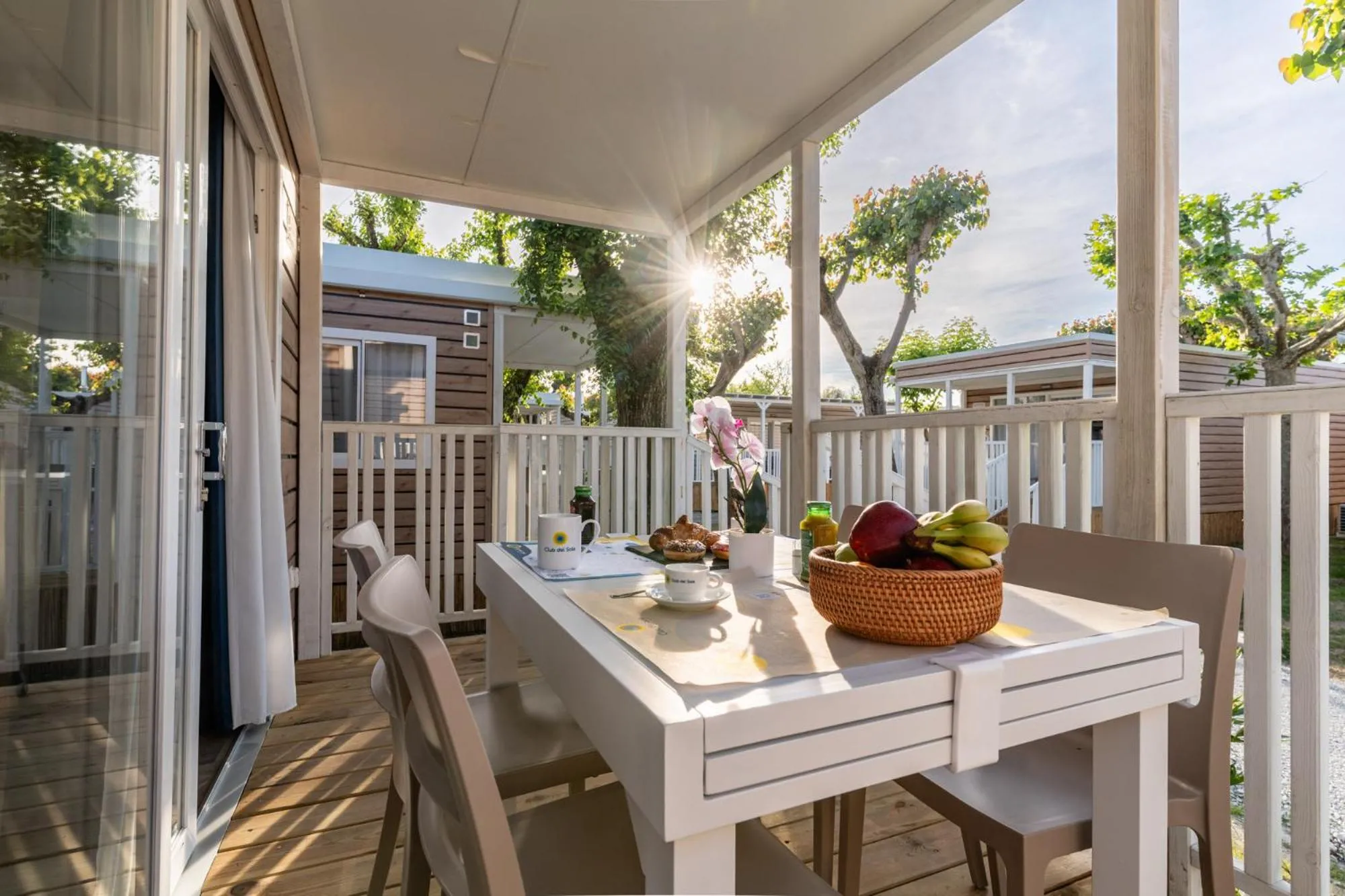 Patio in Club del Sole Adriatico Cervia Easy Camping Village