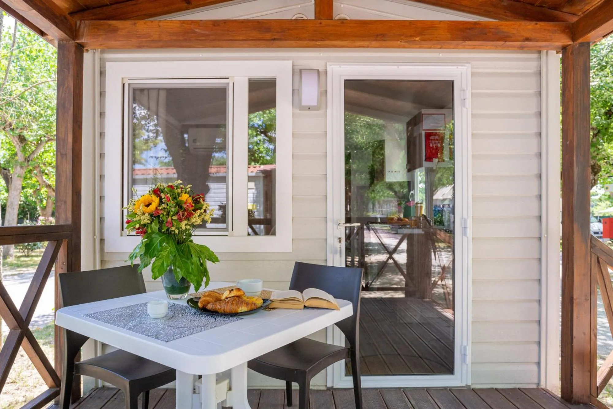 Balcony/Terrace in Club del Sole Adriatico Cervia Easy Camping Village
