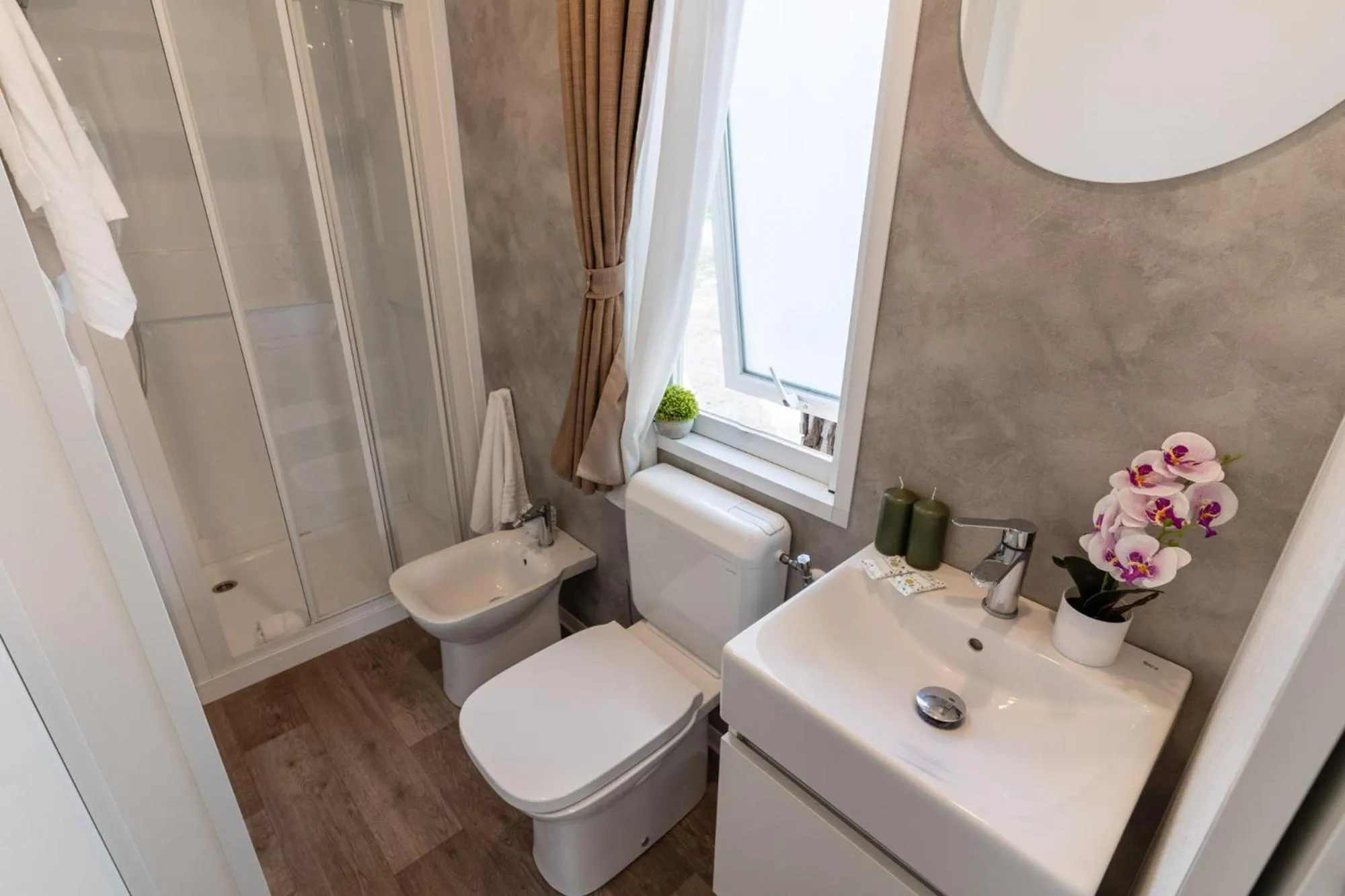 Bathroom in Club del Sole Adriatico Cervia Easy Camping Village