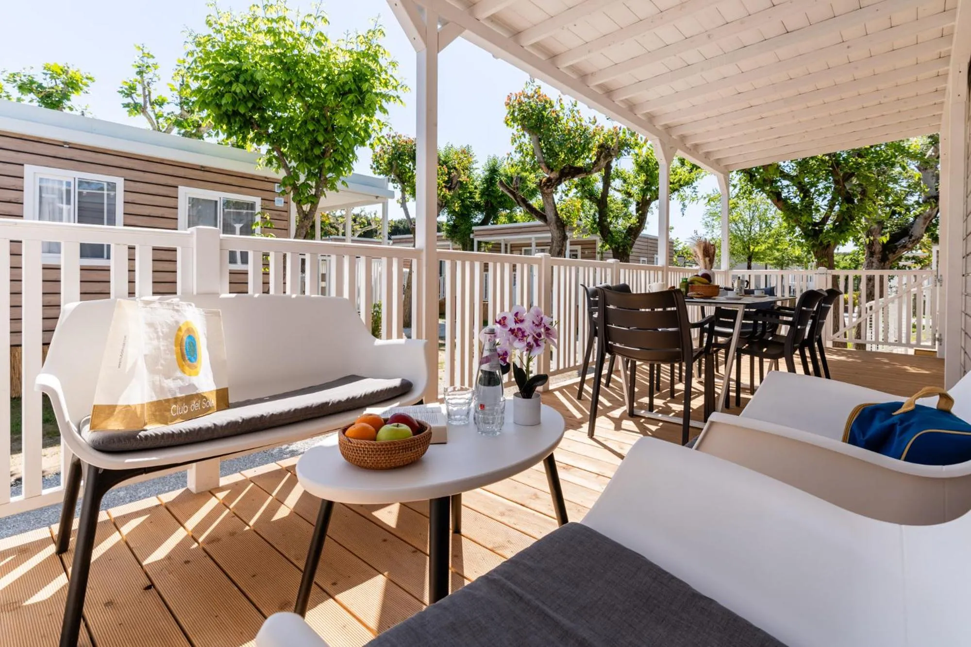 Patio in Club del Sole Adriatico Cervia Easy Camping Village