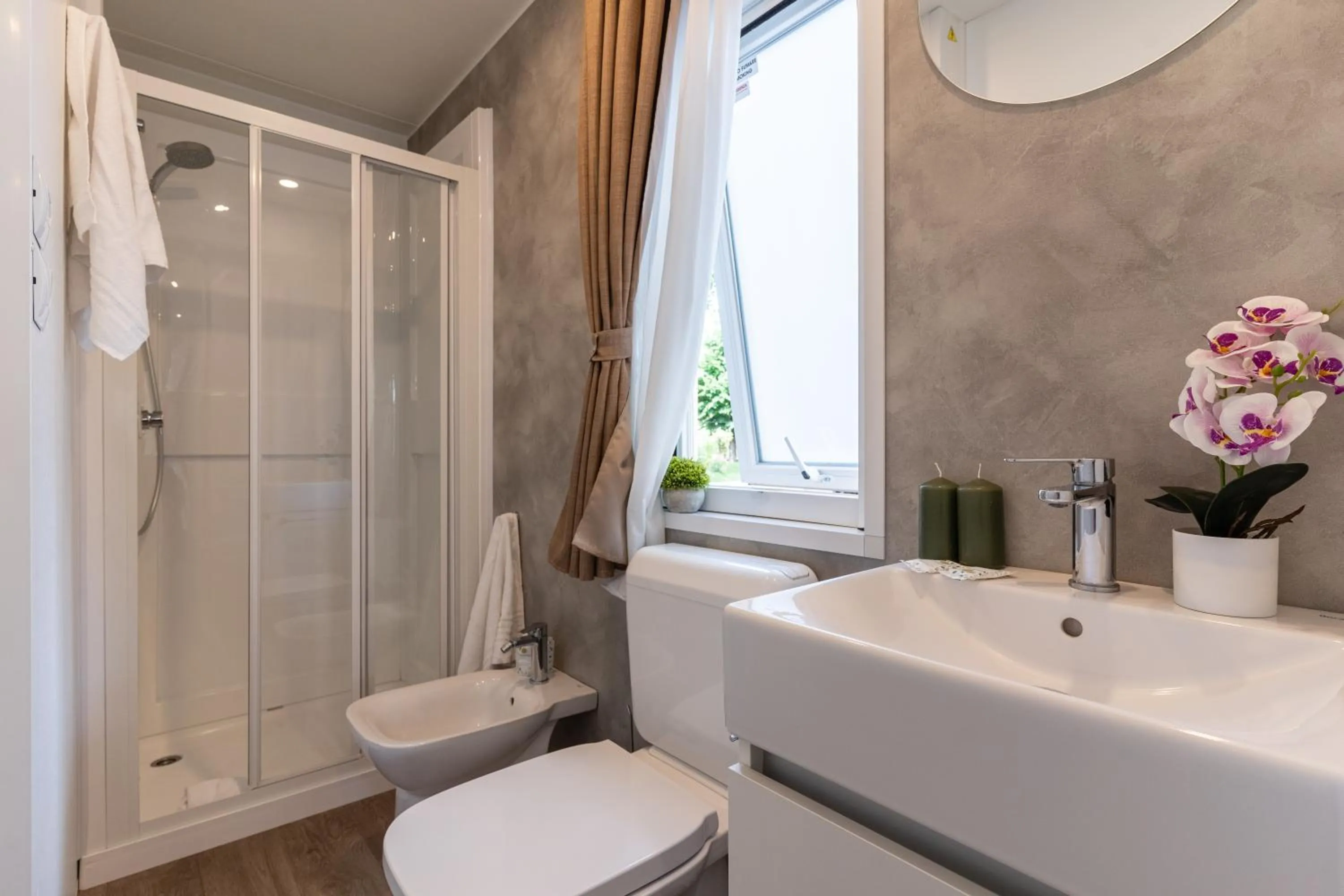 Bathroom in Club del Sole Adriatico Cervia Easy Camping Village