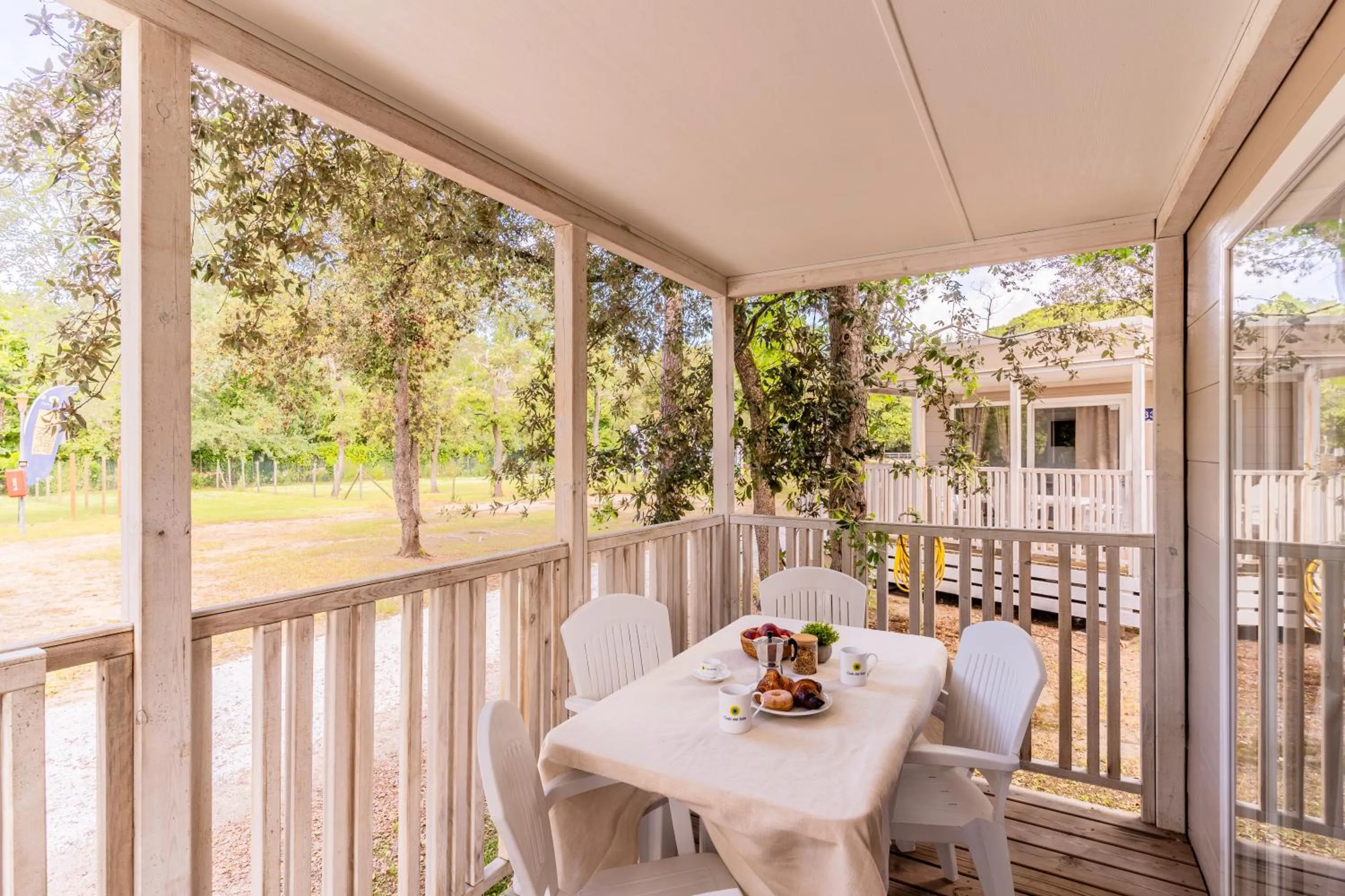 Patio in Club del Sole Adriatico Cervia Easy Camping Village