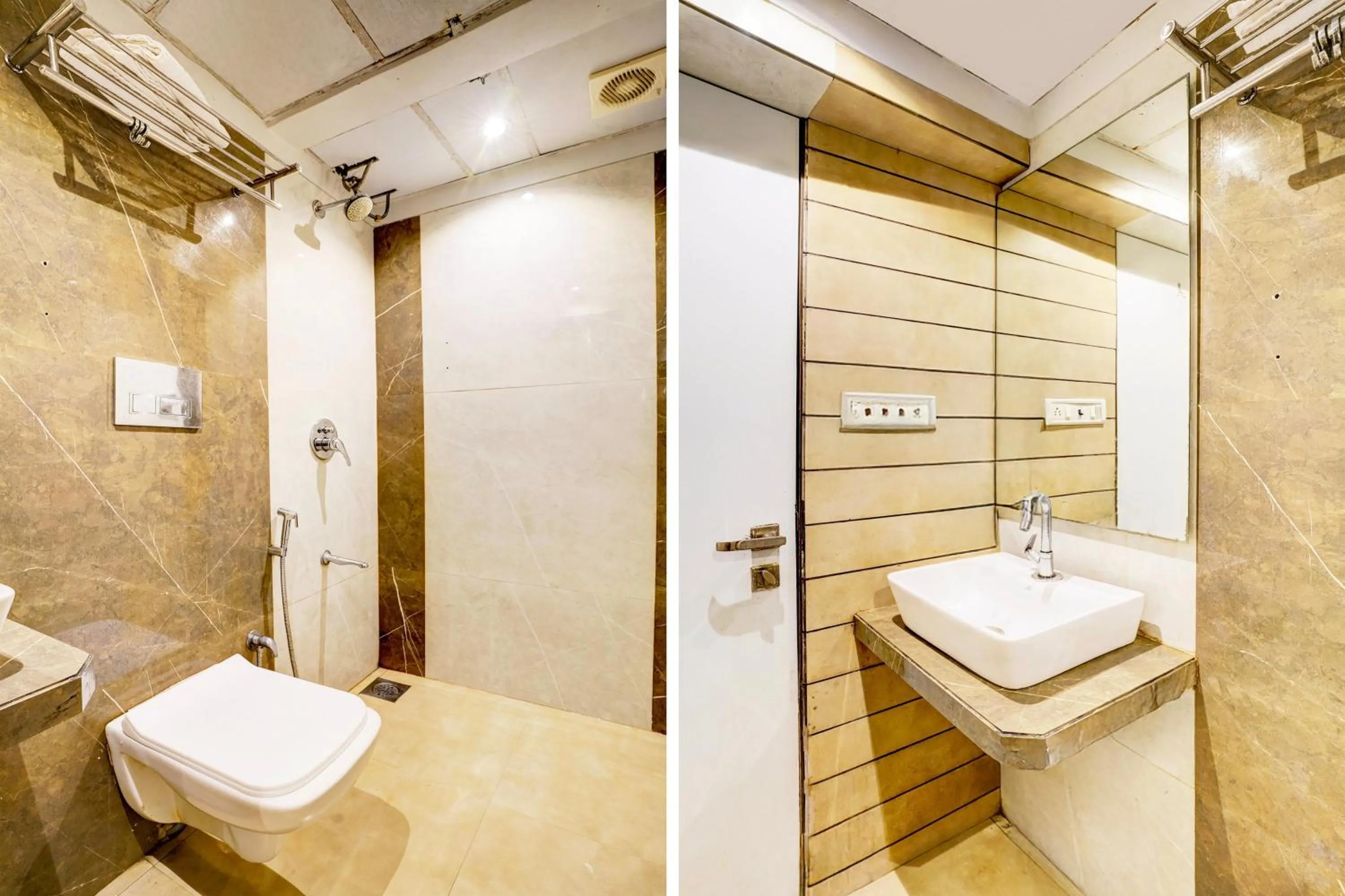 Bathroom in Super Hotel O Mumbai Central Formerly Park Palace