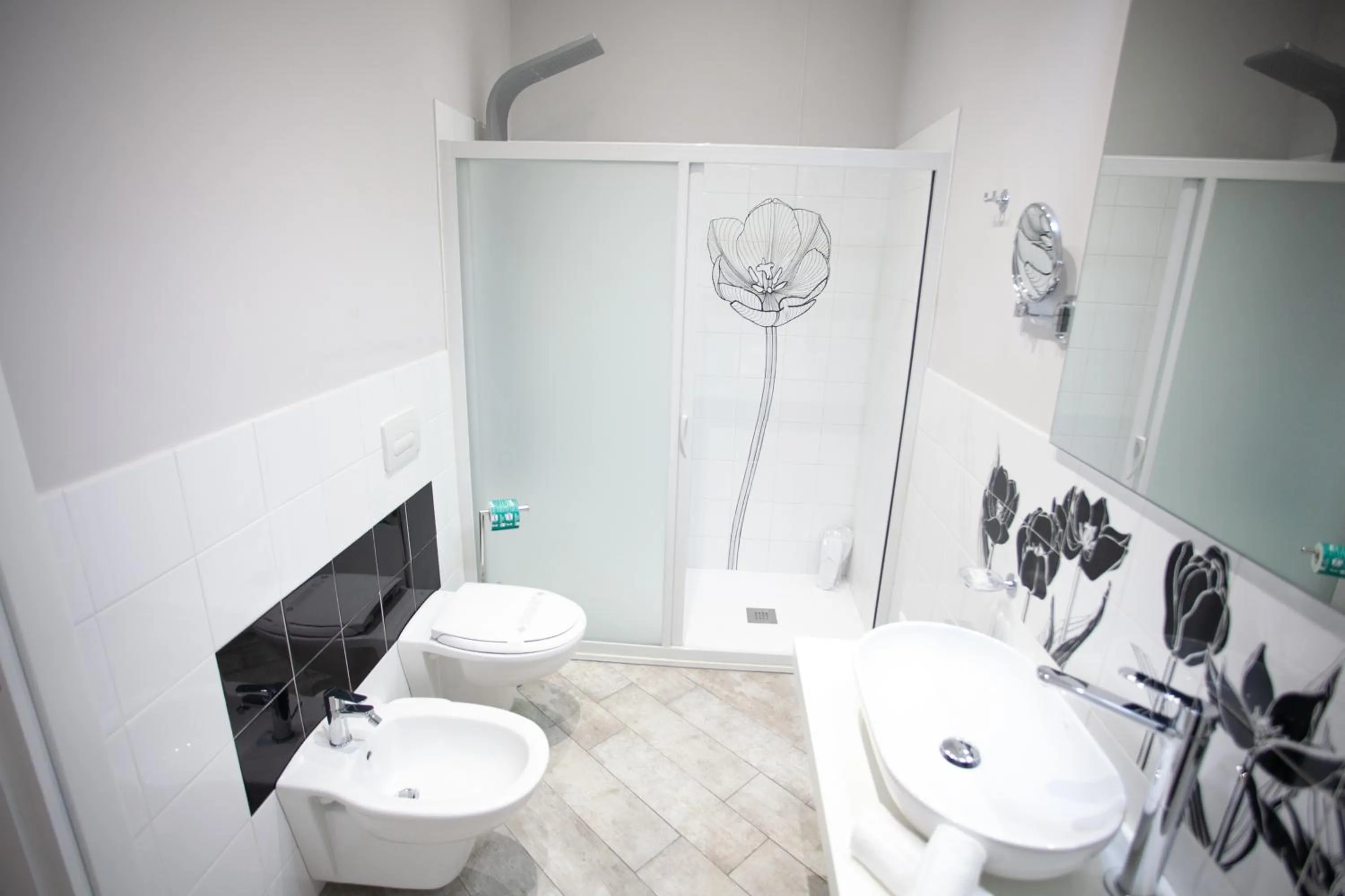 Shower in Le Due Sicilie