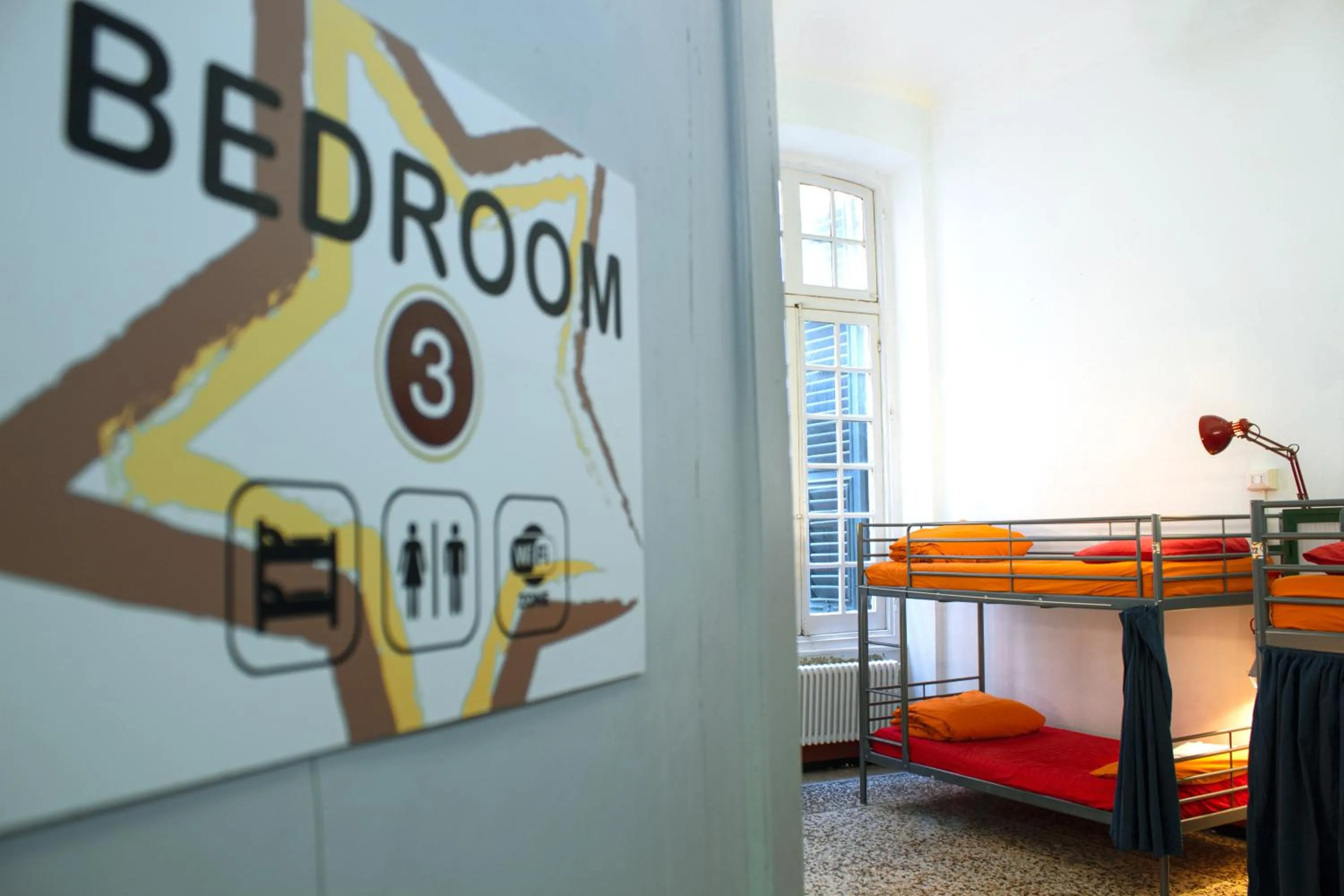 Bedroom, Bed in OStellin Genova Hostel