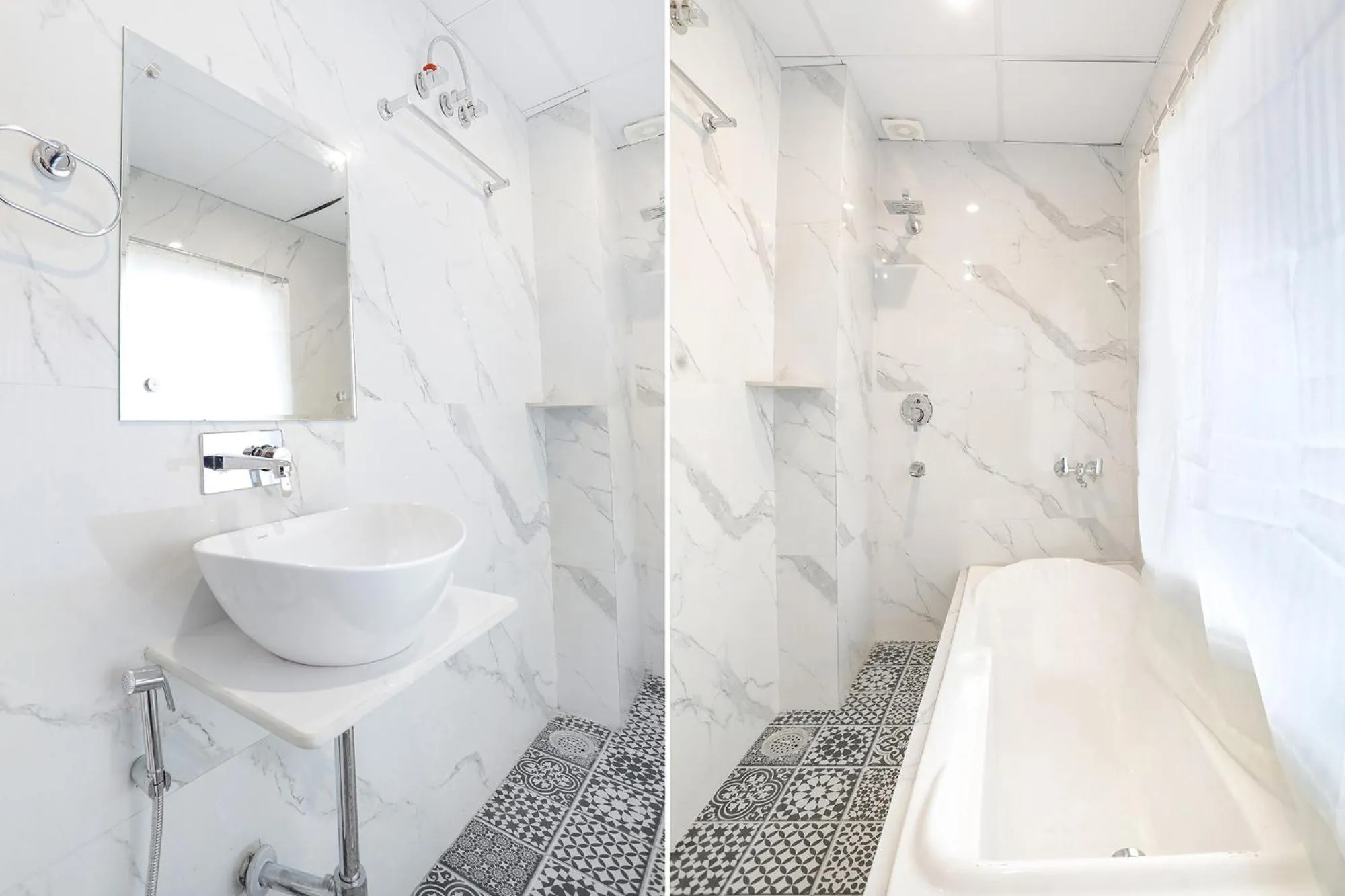 Shower in hotel-montreal rishikesh madhuban inn