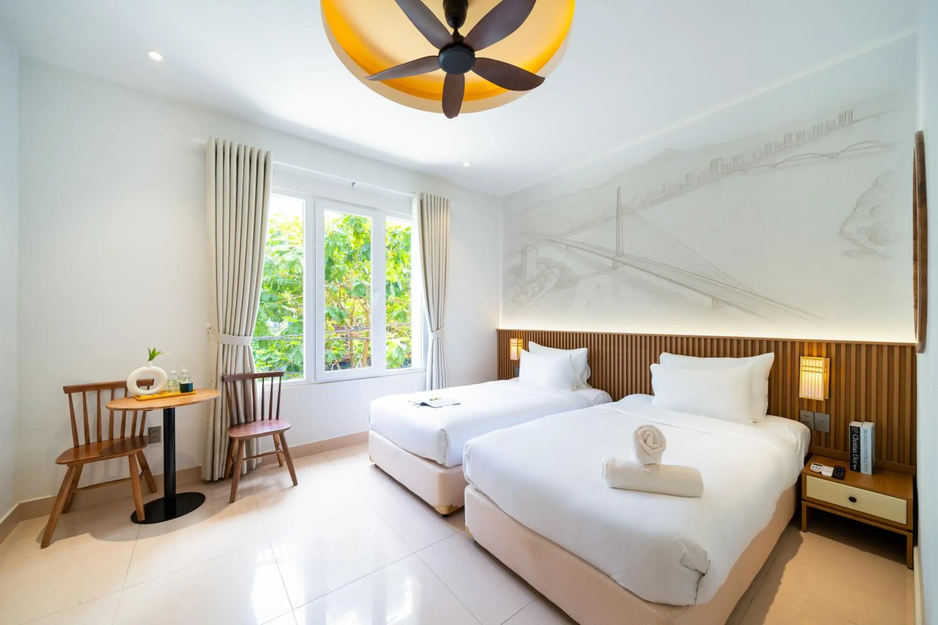 Deluxe Twin Room in Sujet Residence Da Nang by Haviland Deluxe Twin Room in Sujet Residence Da Nang by Haviland