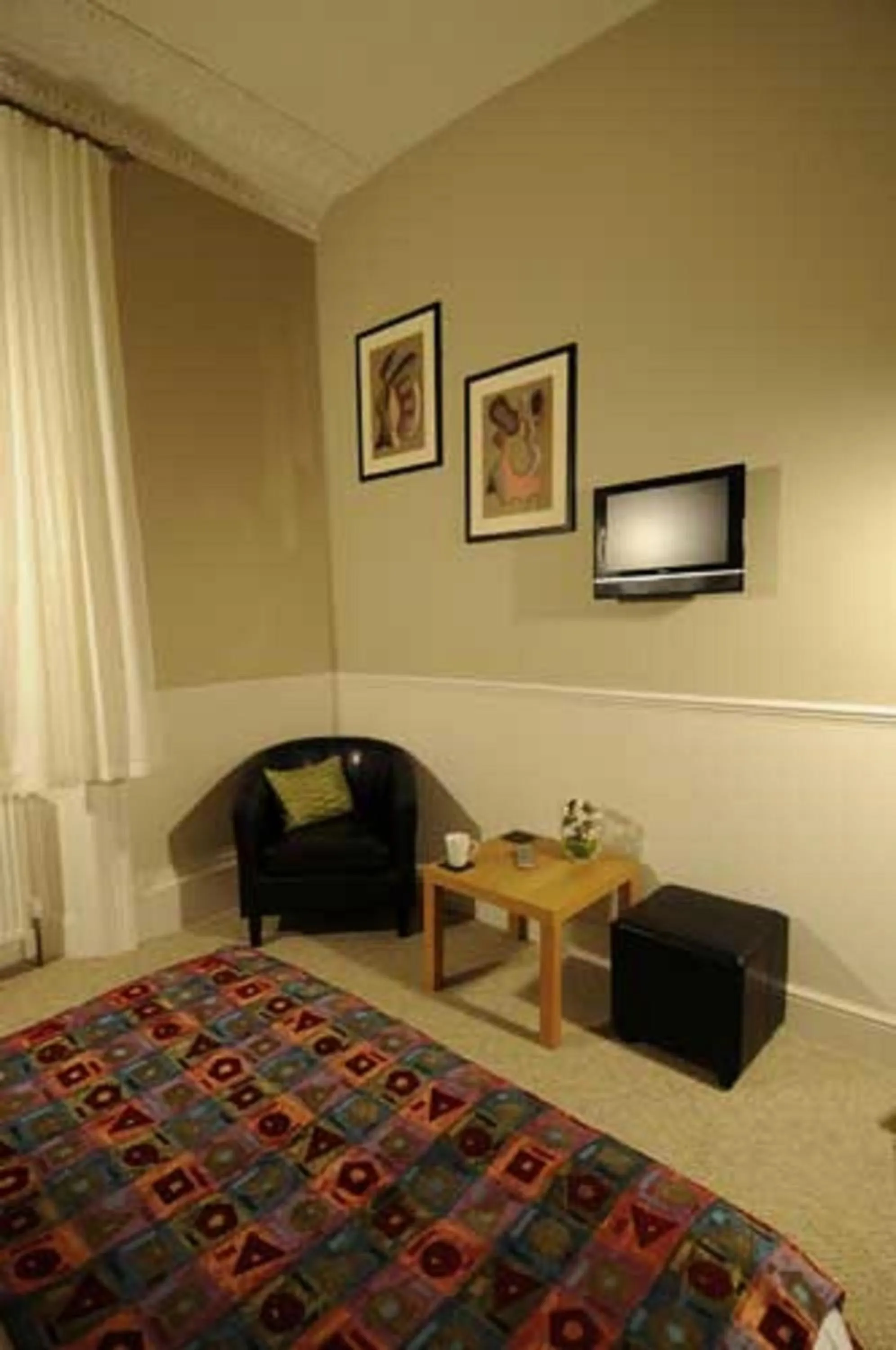 Decorative detail, Bed in Gallery Guest House