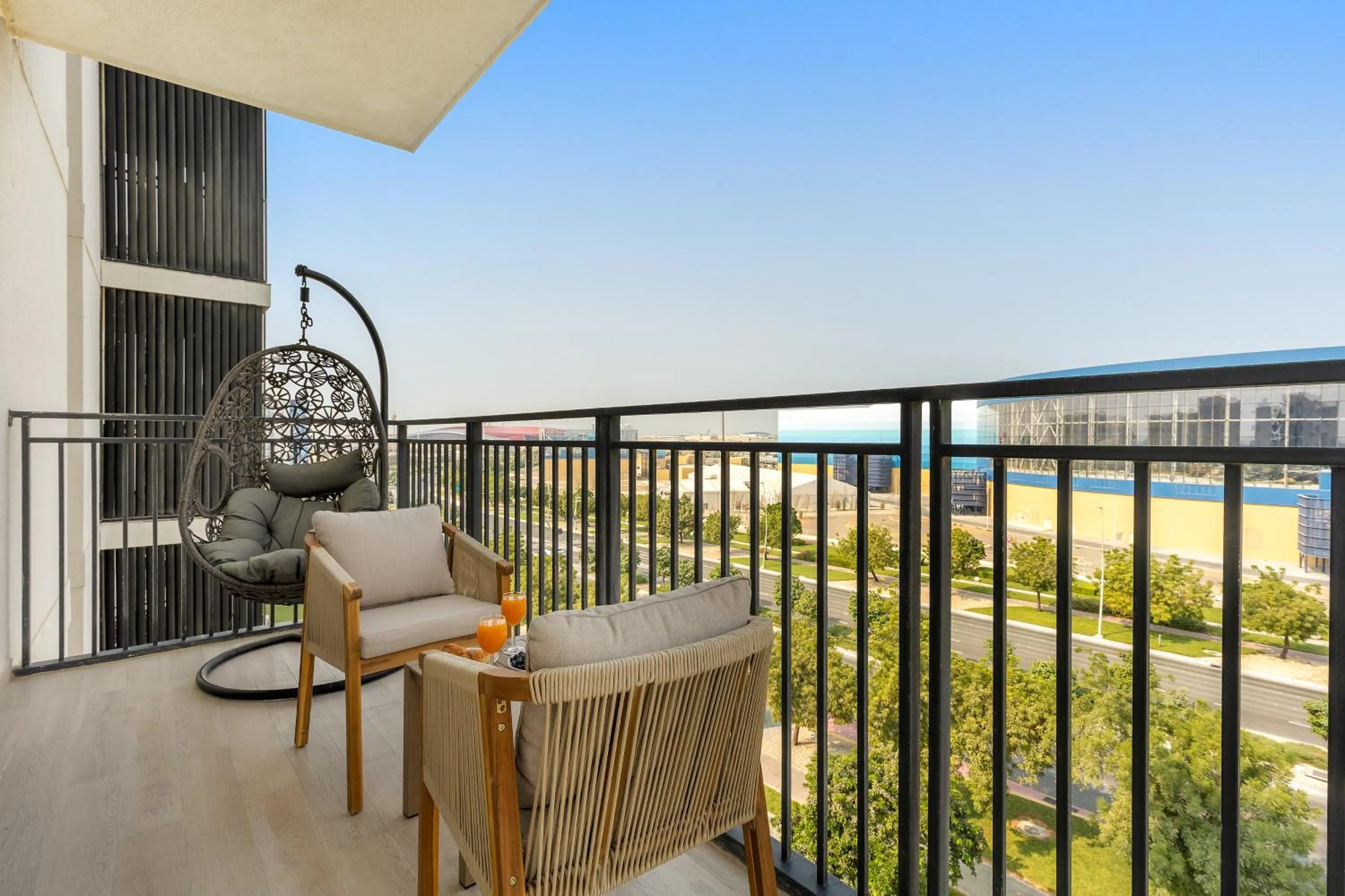 Patio in Desert Key - Perfectly Located Yas Island Premier Apts