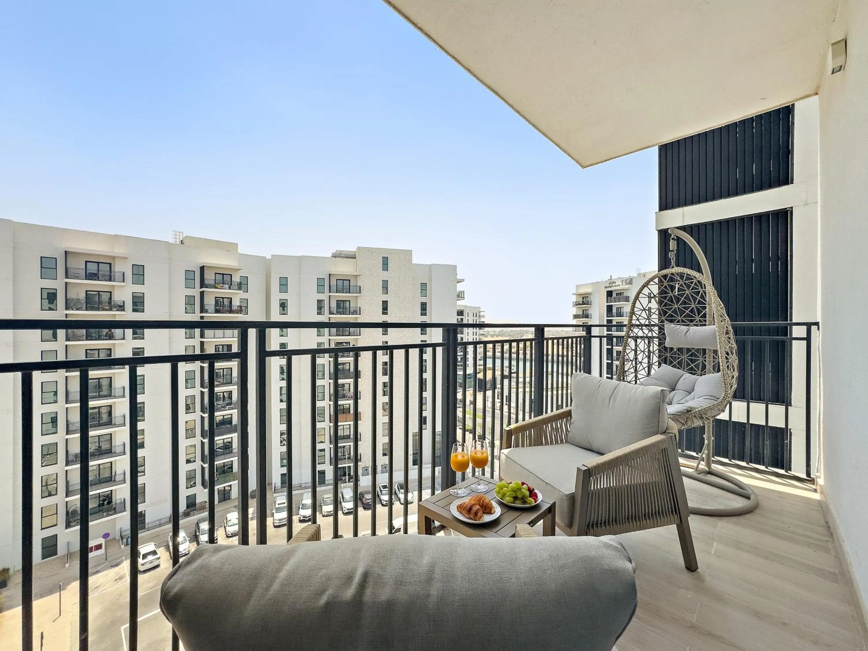 Balcony/Terrace in Desert Key - Perfectly Located Yas Island Premier Apts