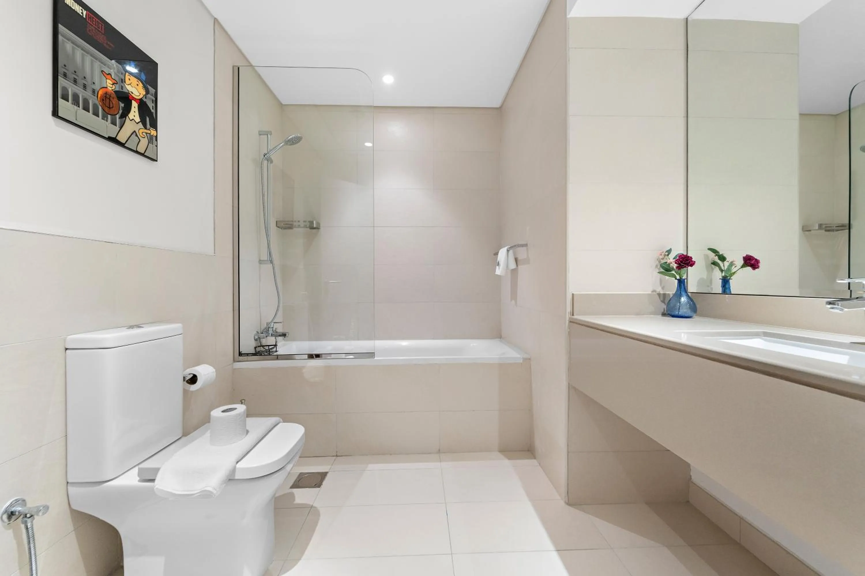 Bathroom in Desert Key - Perfectly Located Yas Island Premier Apts