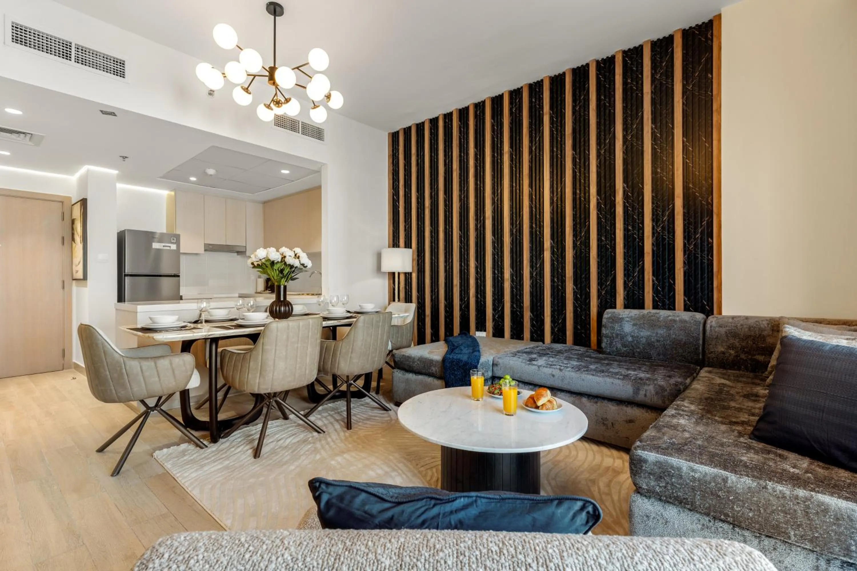 Living room in Desert Key - Perfectly Located Yas Island Premier Apts