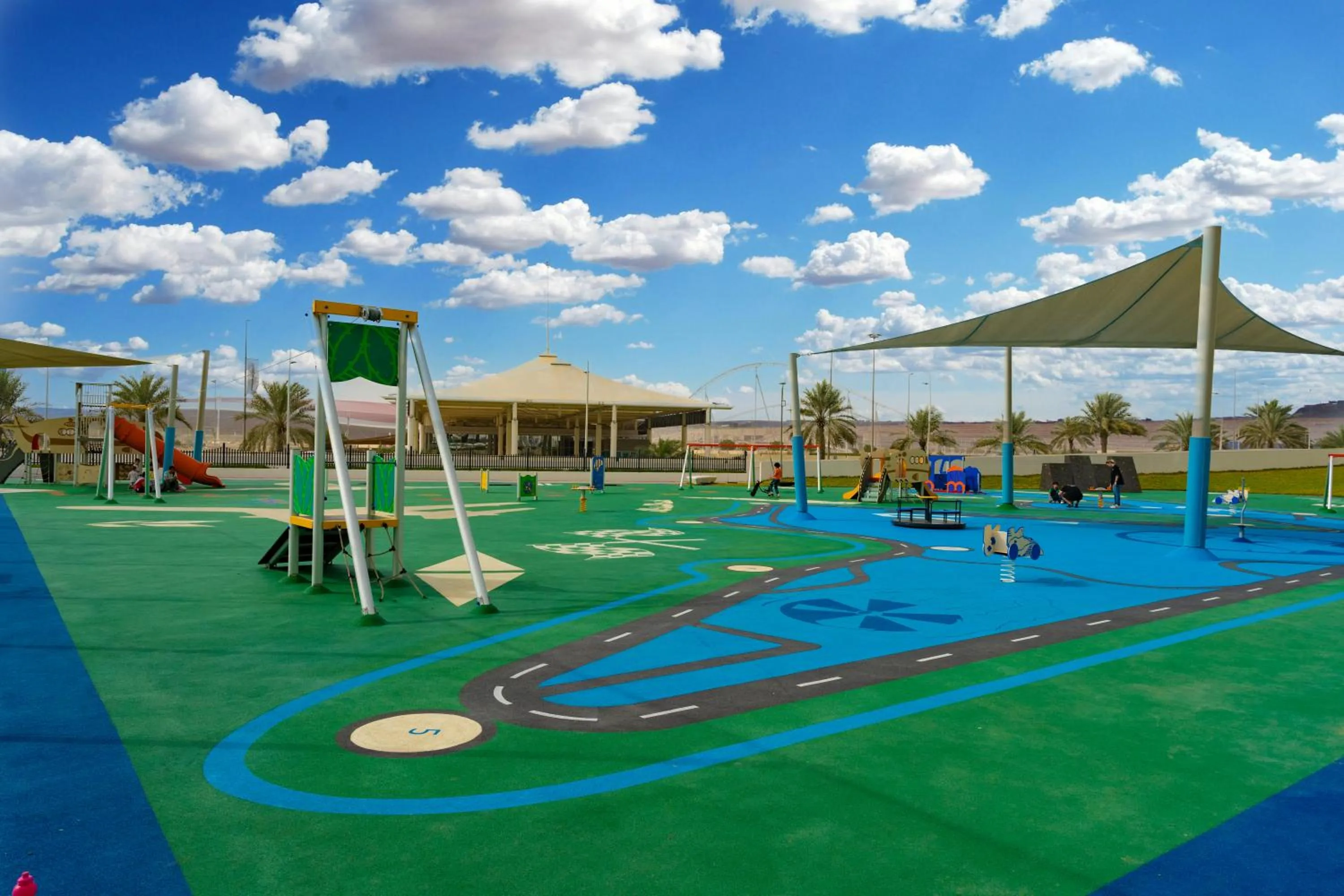 Children play ground in Desert Key - Perfectly Located Yas Island Premier Apts