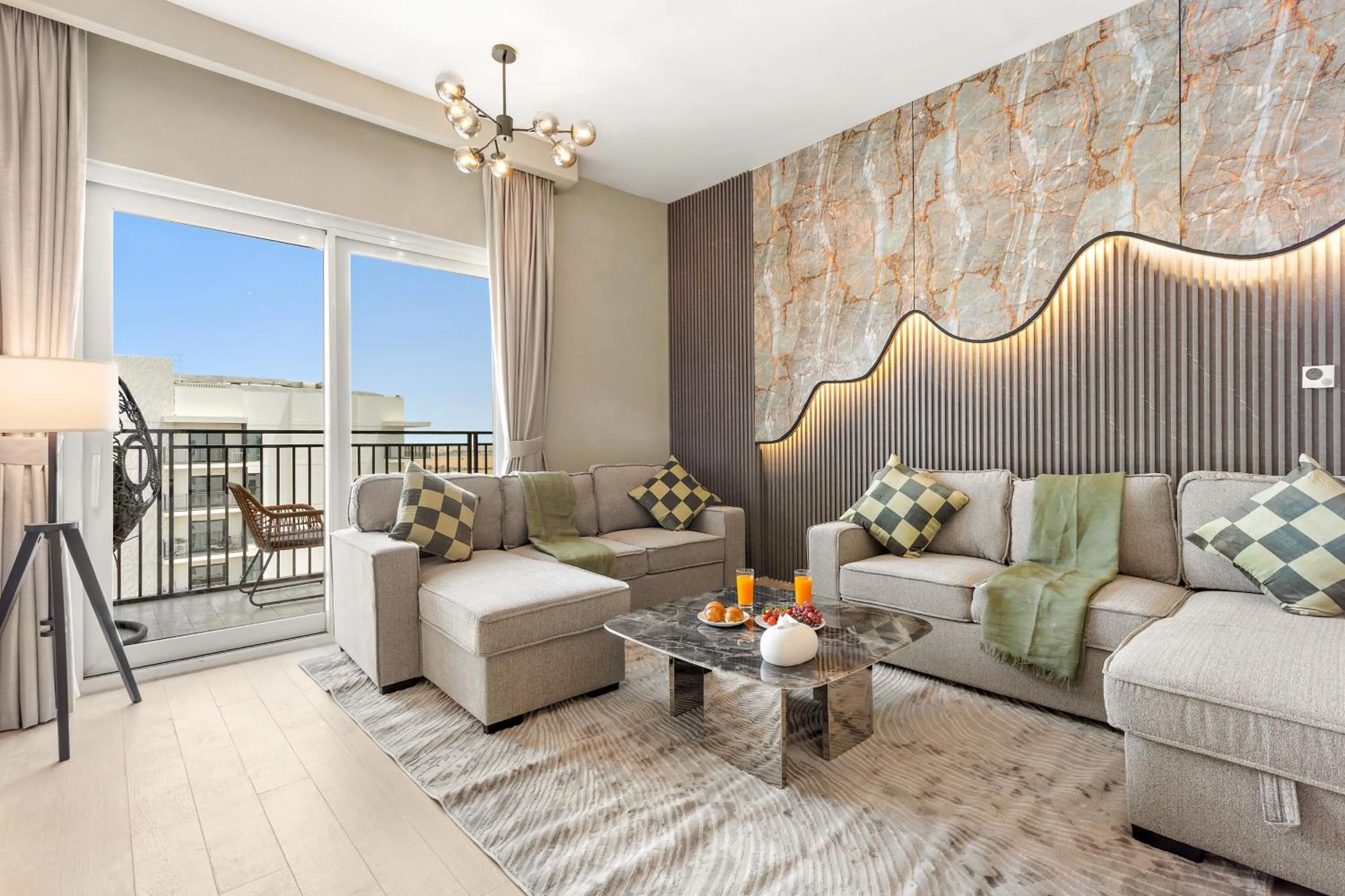 Patio in Desert Key - Perfectly Located Yas Island Premier Apts