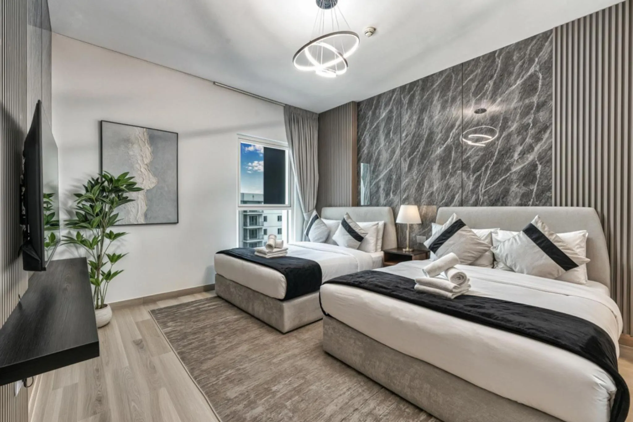 Bed in Desert Key - Perfectly Located Yas Island Premier Apts