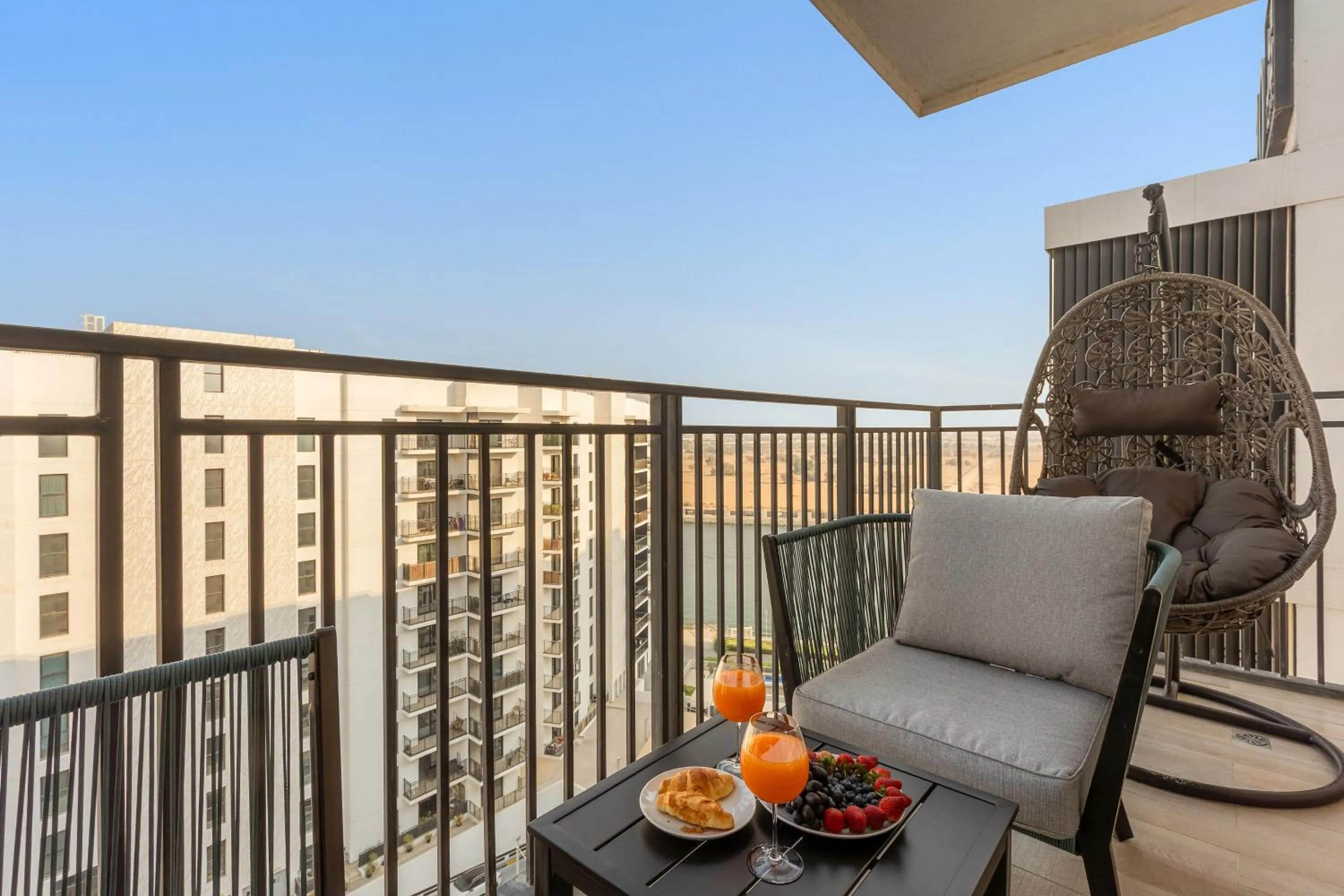 Balcony/Terrace in Desert Key - Perfectly Located Yas Island Premier Apts