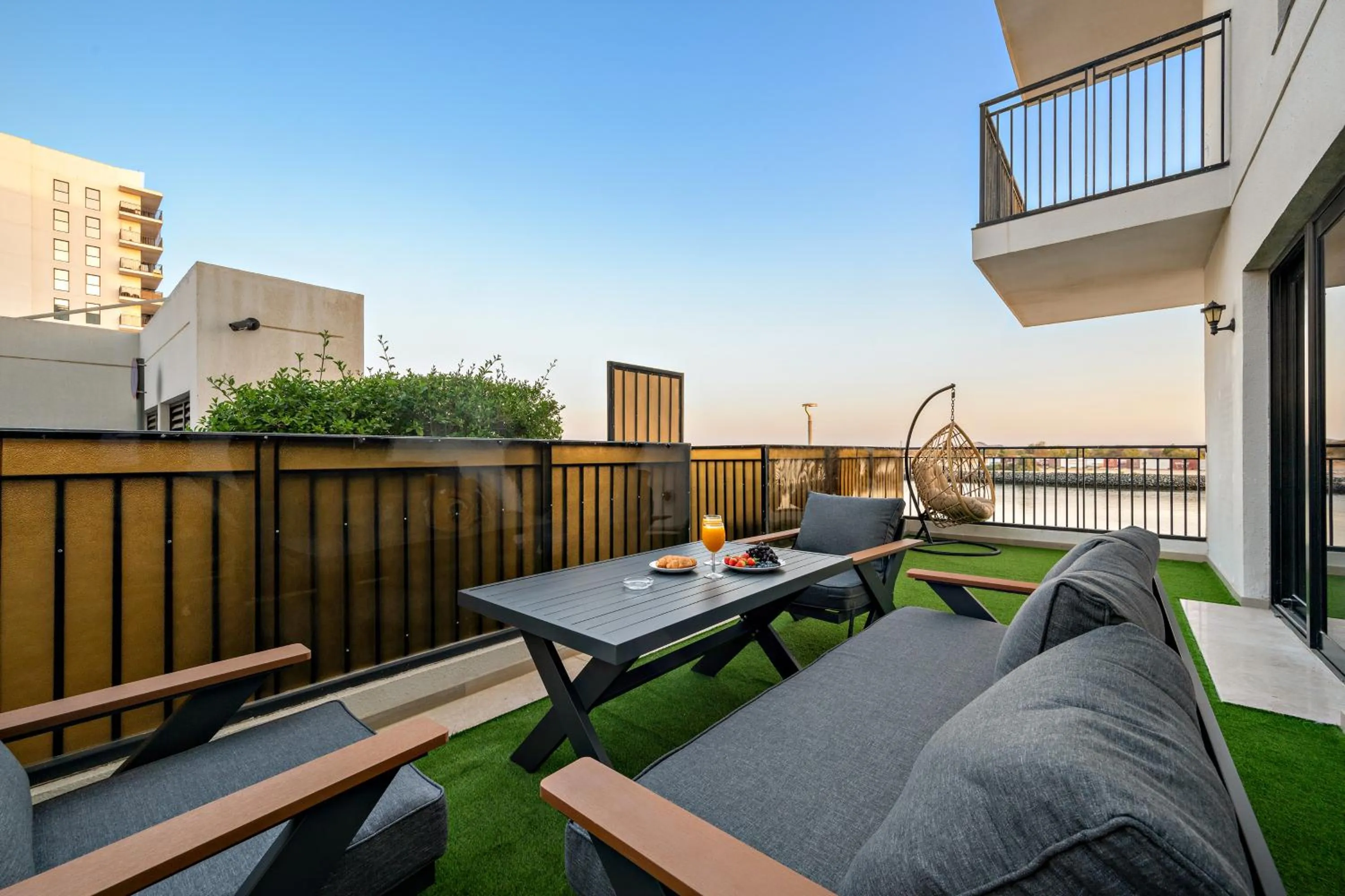 Balcony/Terrace in Desert Key - Perfectly Located Yas Island Premier Apts