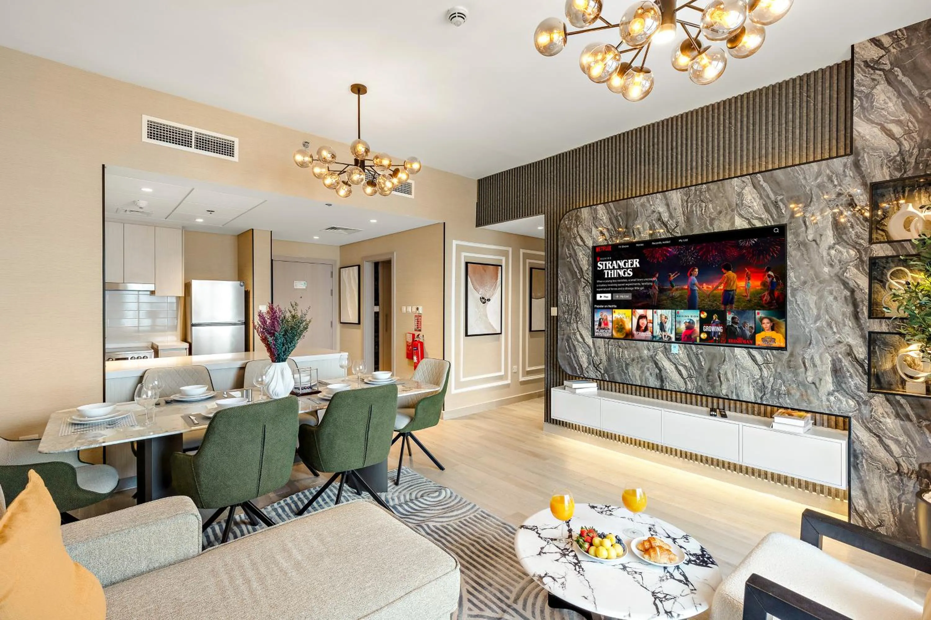 TV and multimedia in Desert Key - Perfectly Located Yas Island Premier Apts