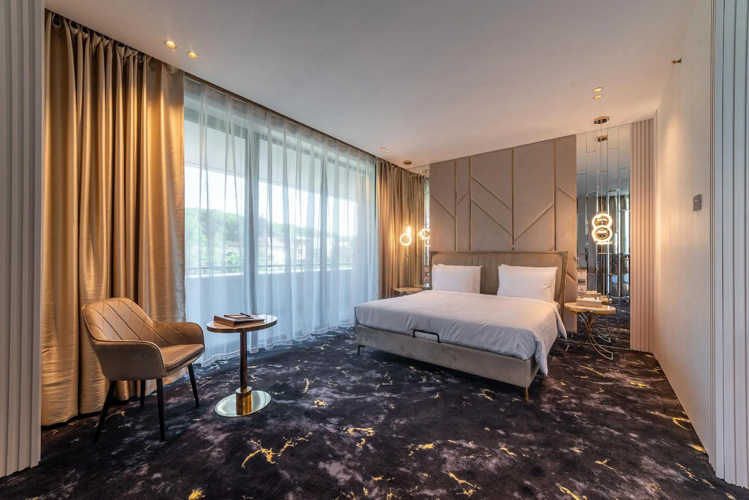 Bed in Elania Resort & Spa