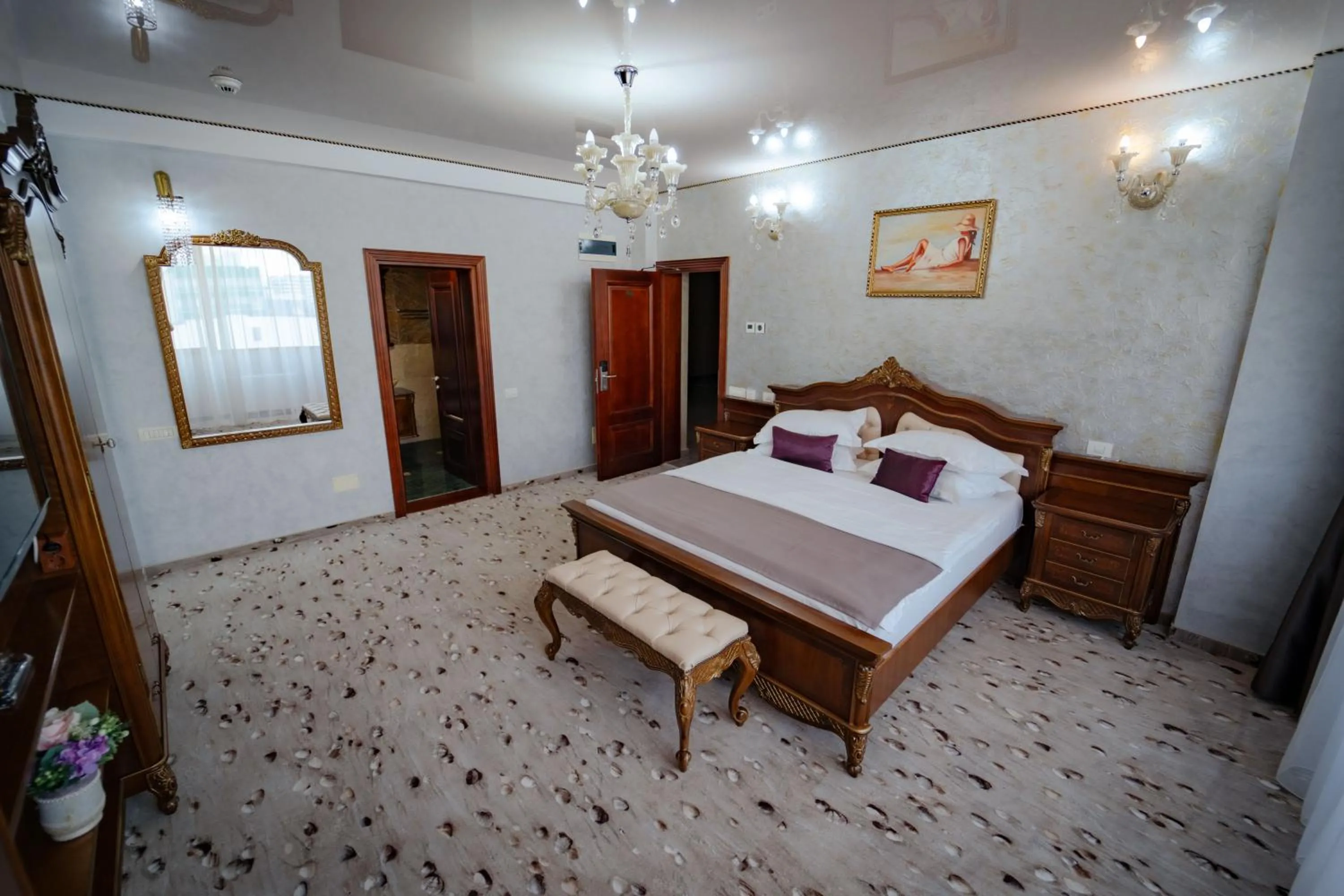 Bed in Hotel Almar Luxury