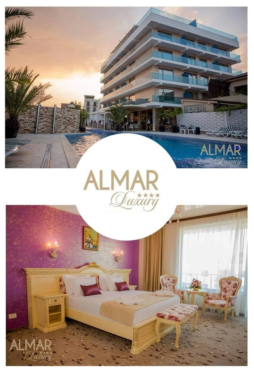Bed in Hotel Almar Luxury
