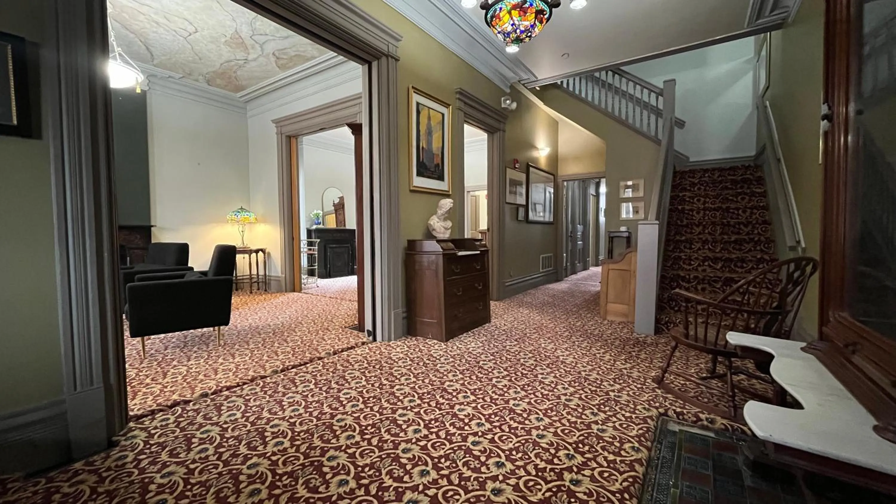 Lobby or reception in Stone Gables Inn