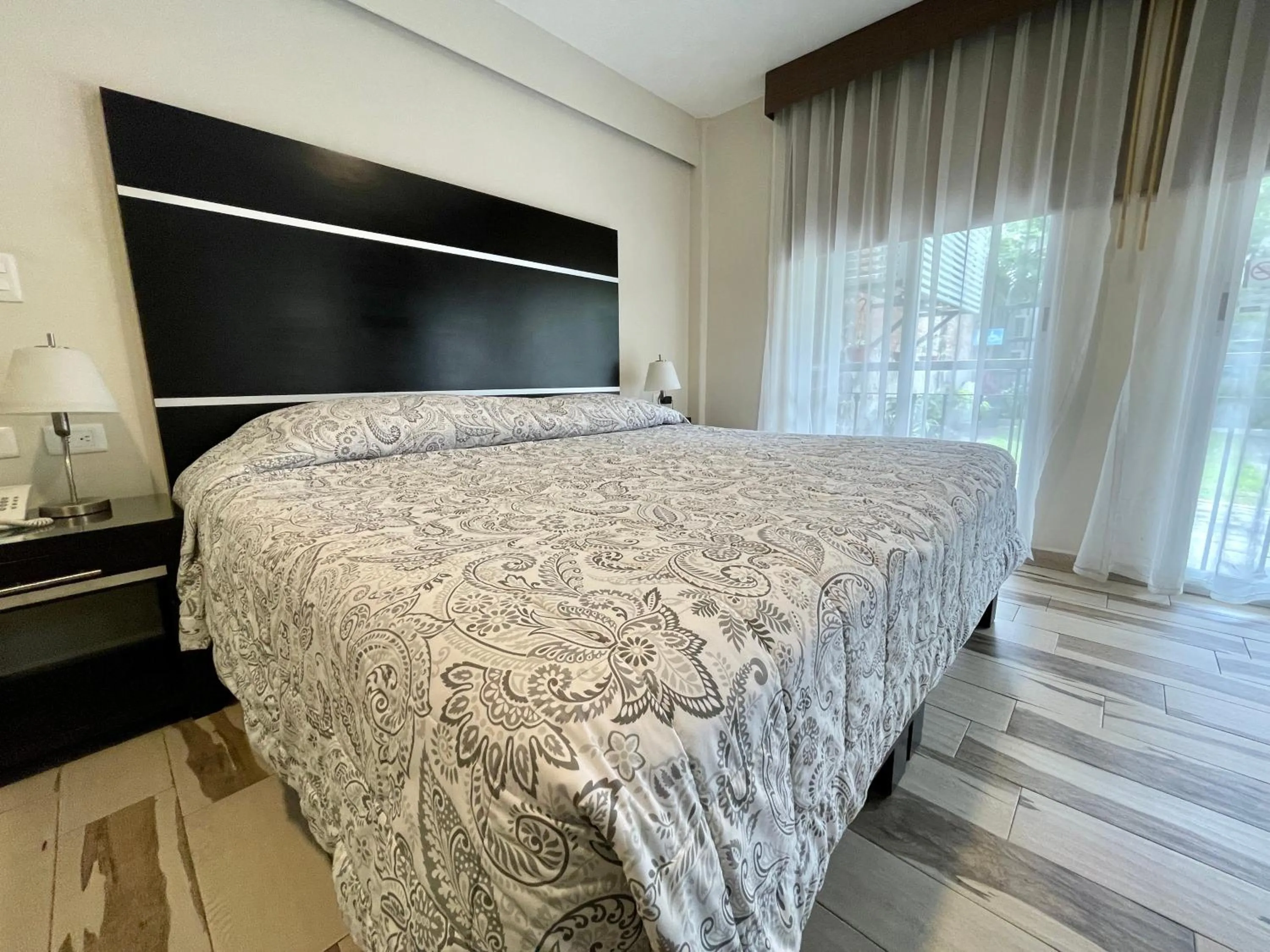 Bed in Hotel San José Plaza Coatepec