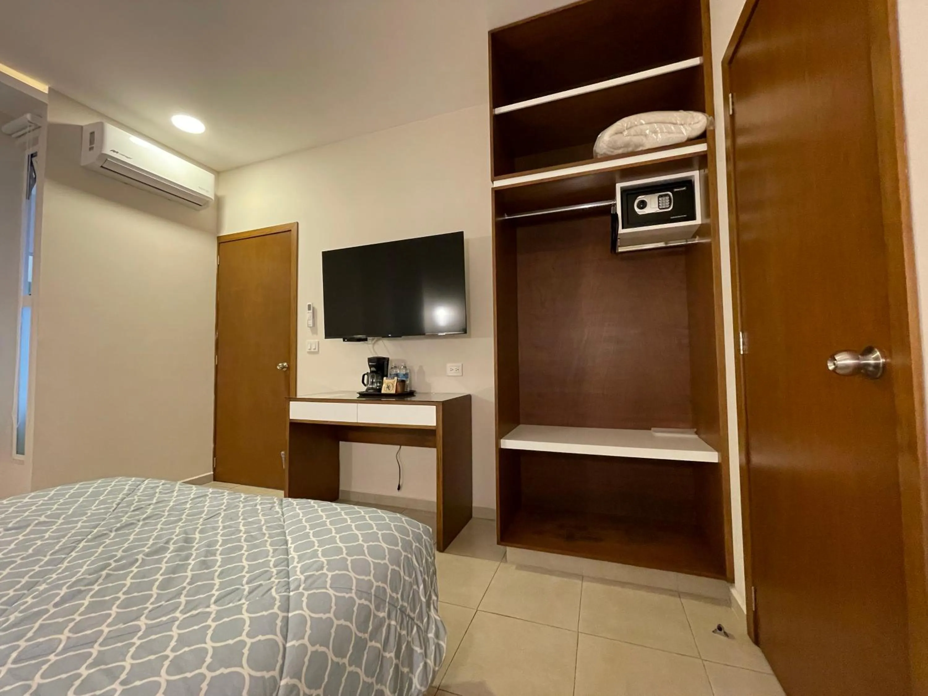 Bed in Hotel San José Plaza Coatepec