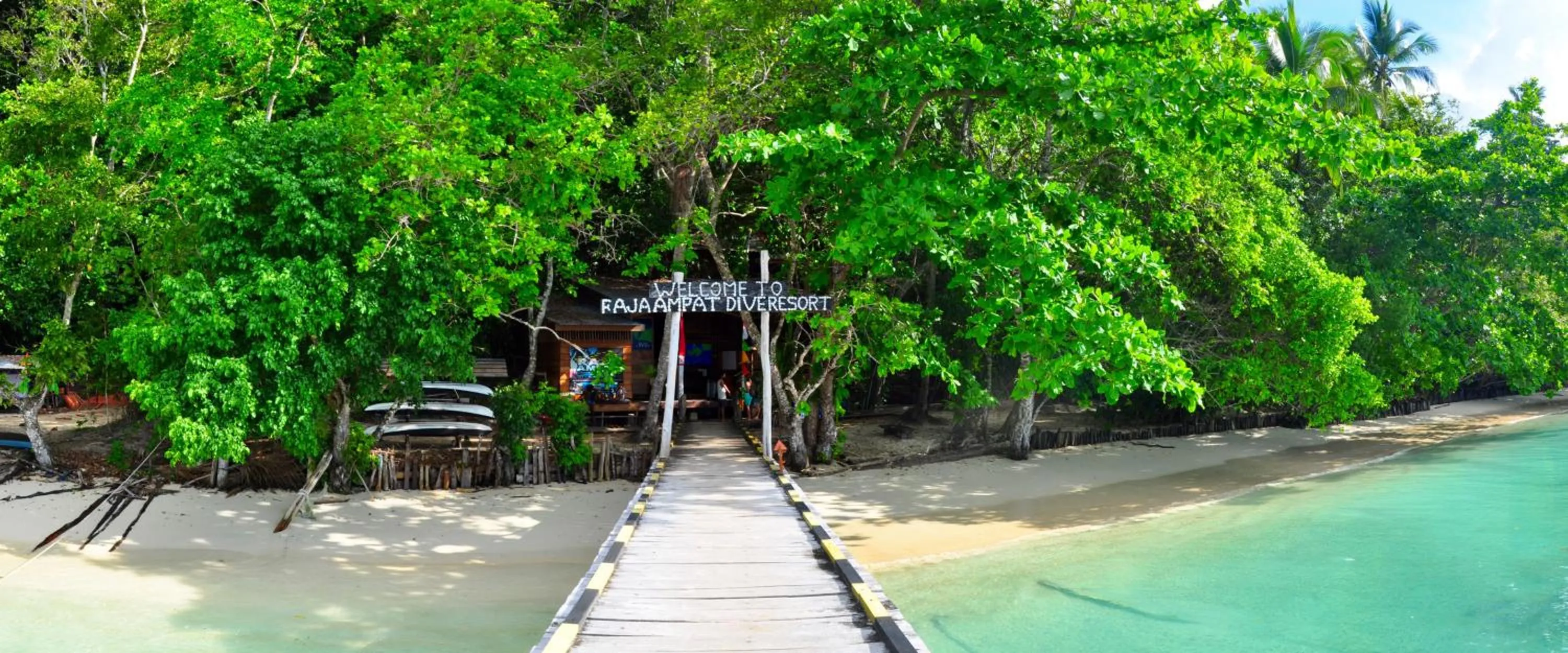 Beach in Raja Ampat Dive Resort