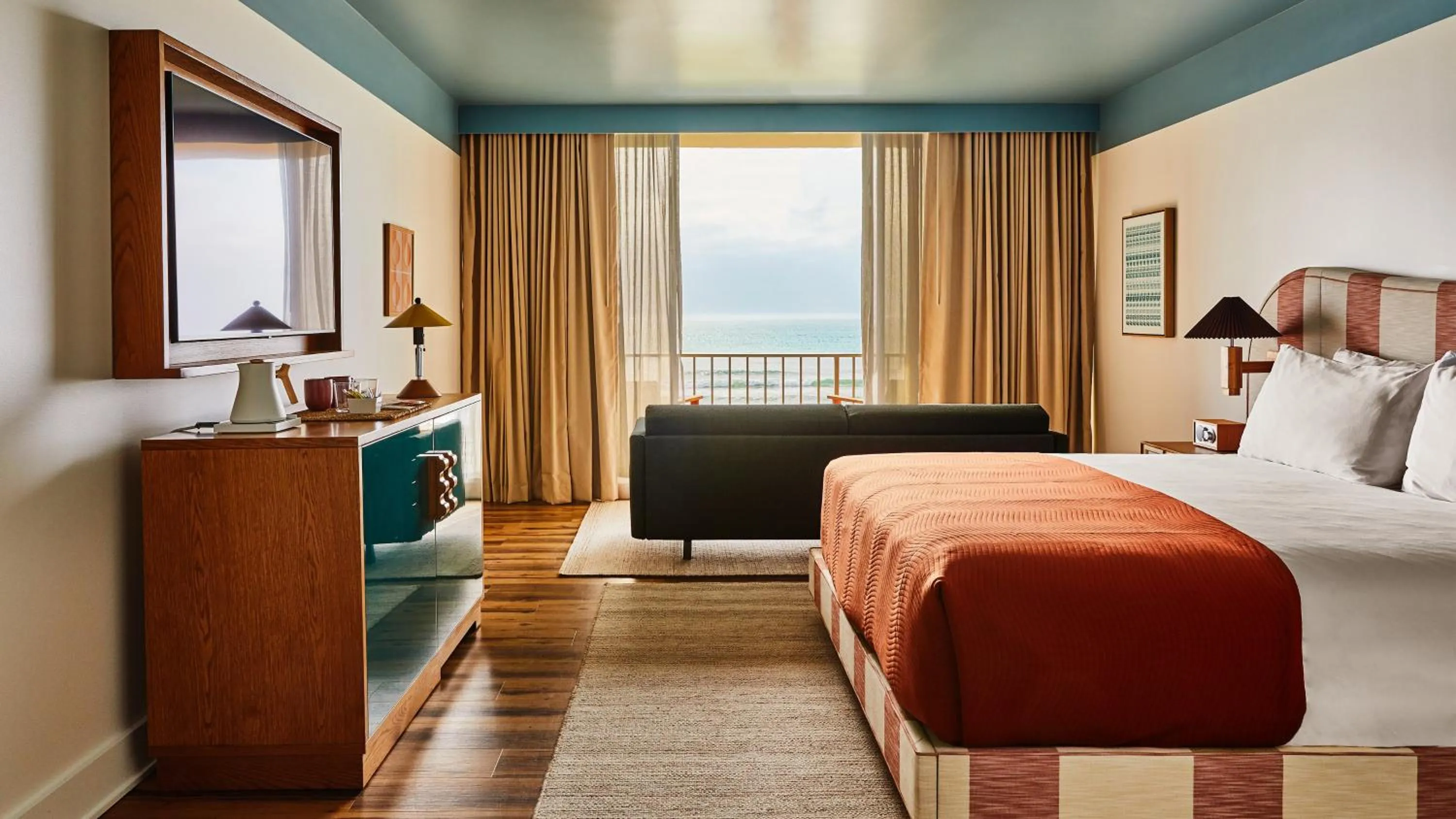 Bedroom, Bed in Trailborn Surf & Sound, Outdoor Collection by Marriott Bonvoy