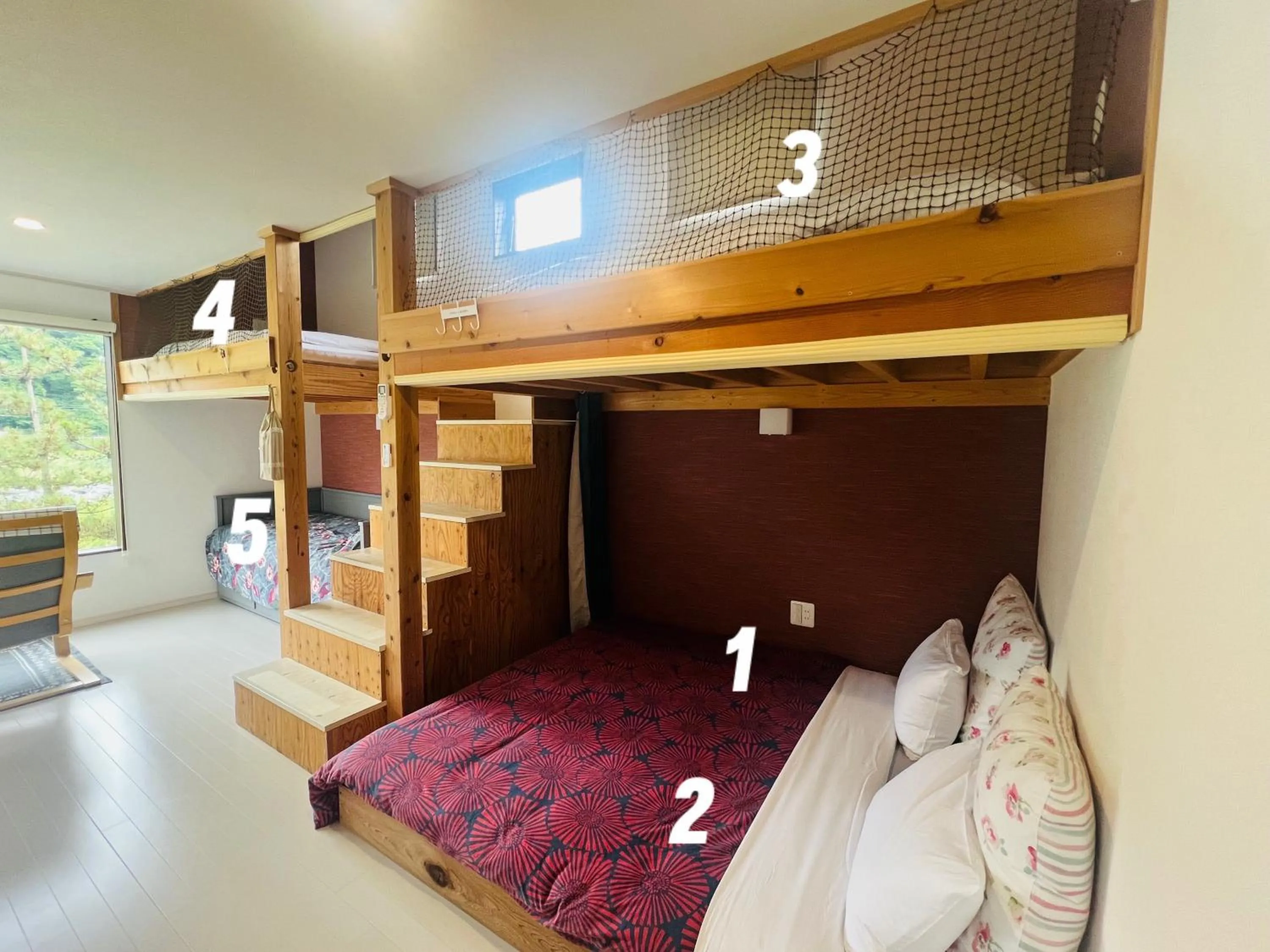 Bed in Stay Nikko Guesthouse