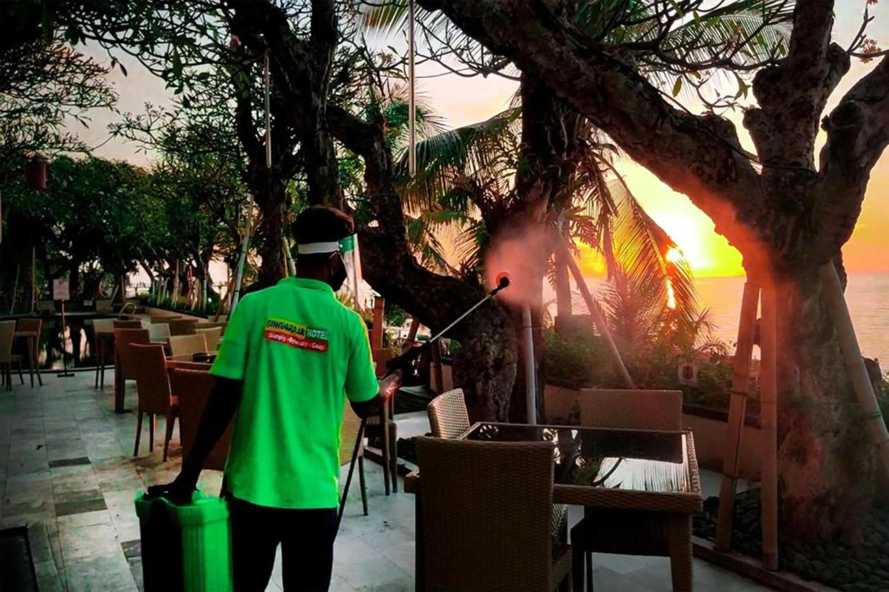 Staff in Singaraja Beach Hotel