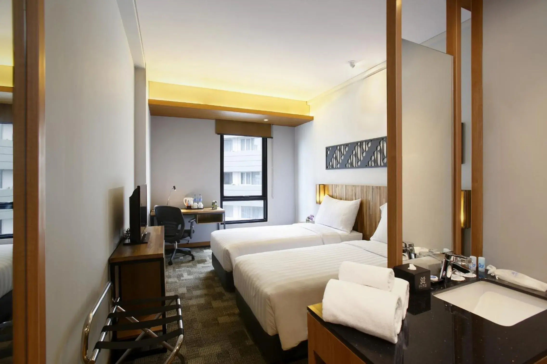 Bed in BATIQA Hotel Jababeka Cikarang Bed in BATIQA Hotel Jababeka Cikarang