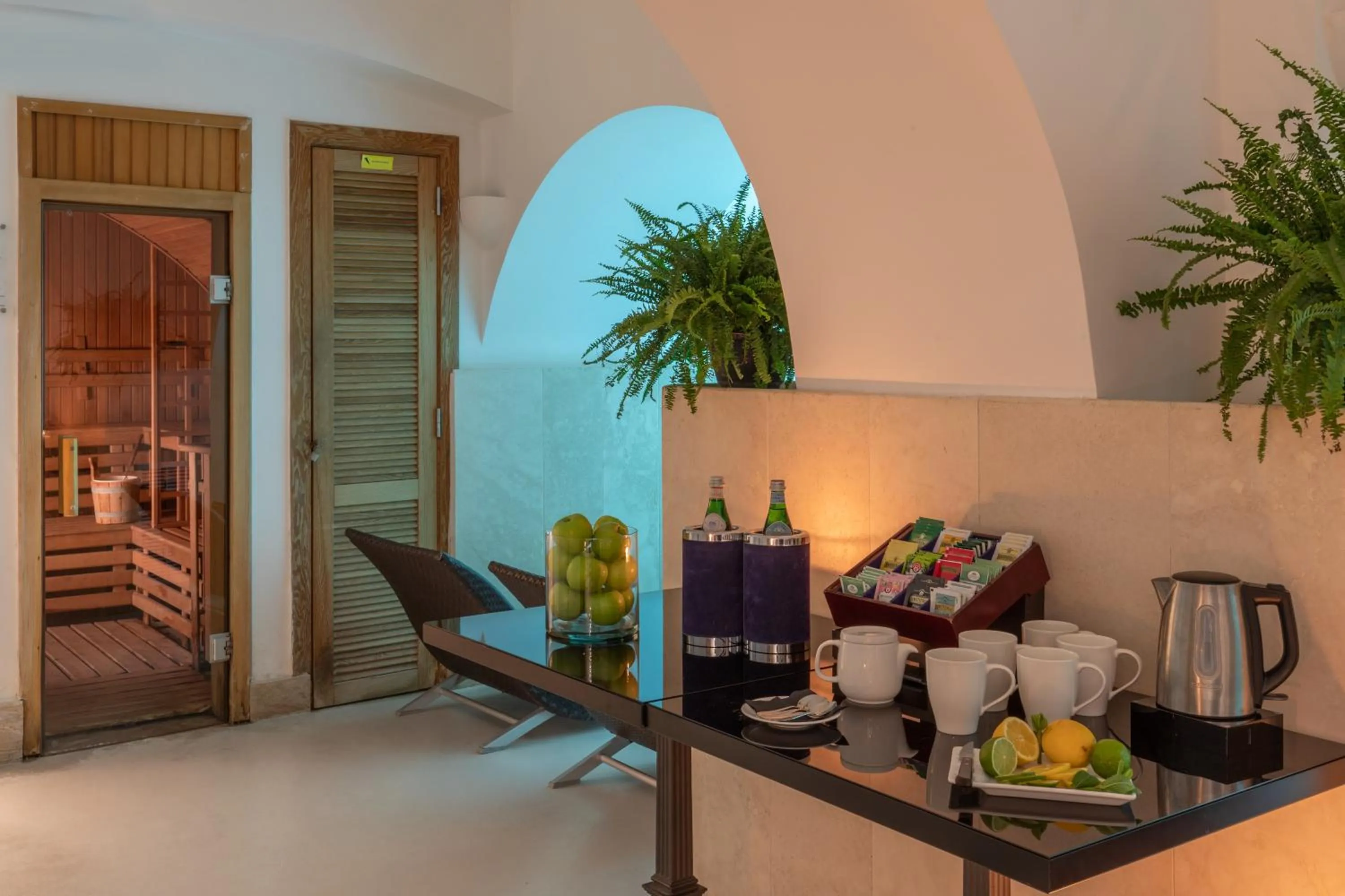 Sauna in Rose Garden Palace Roma by OMNIA hotels