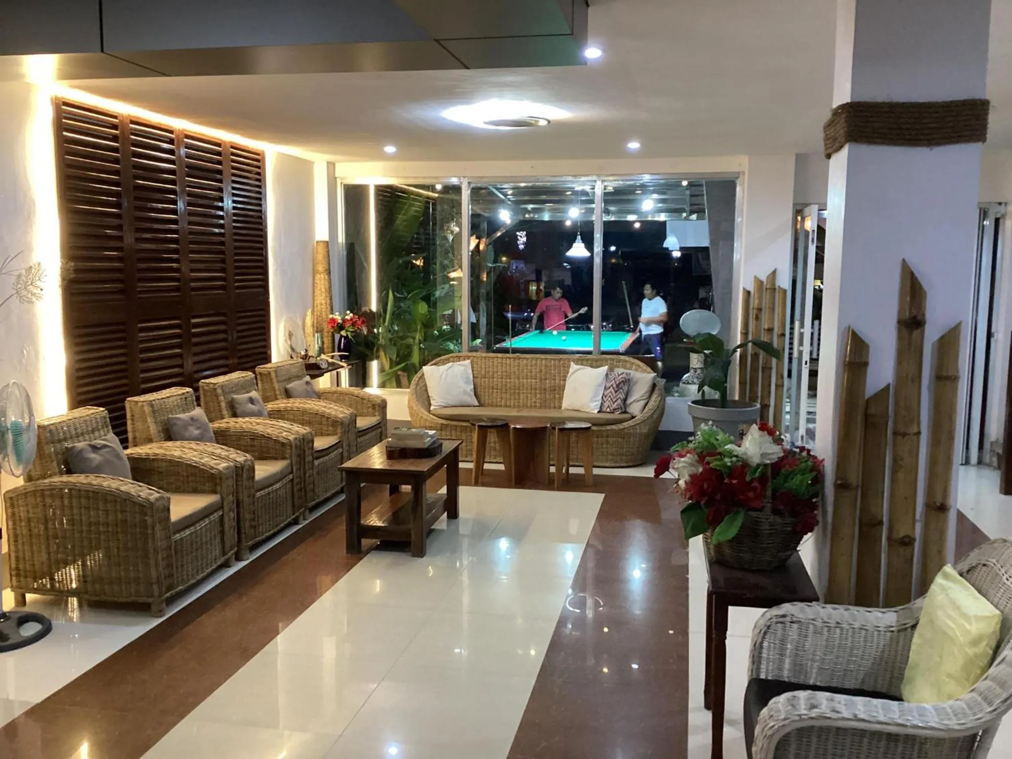 Seating area in La Casa Teresa Tourist Inn Inc