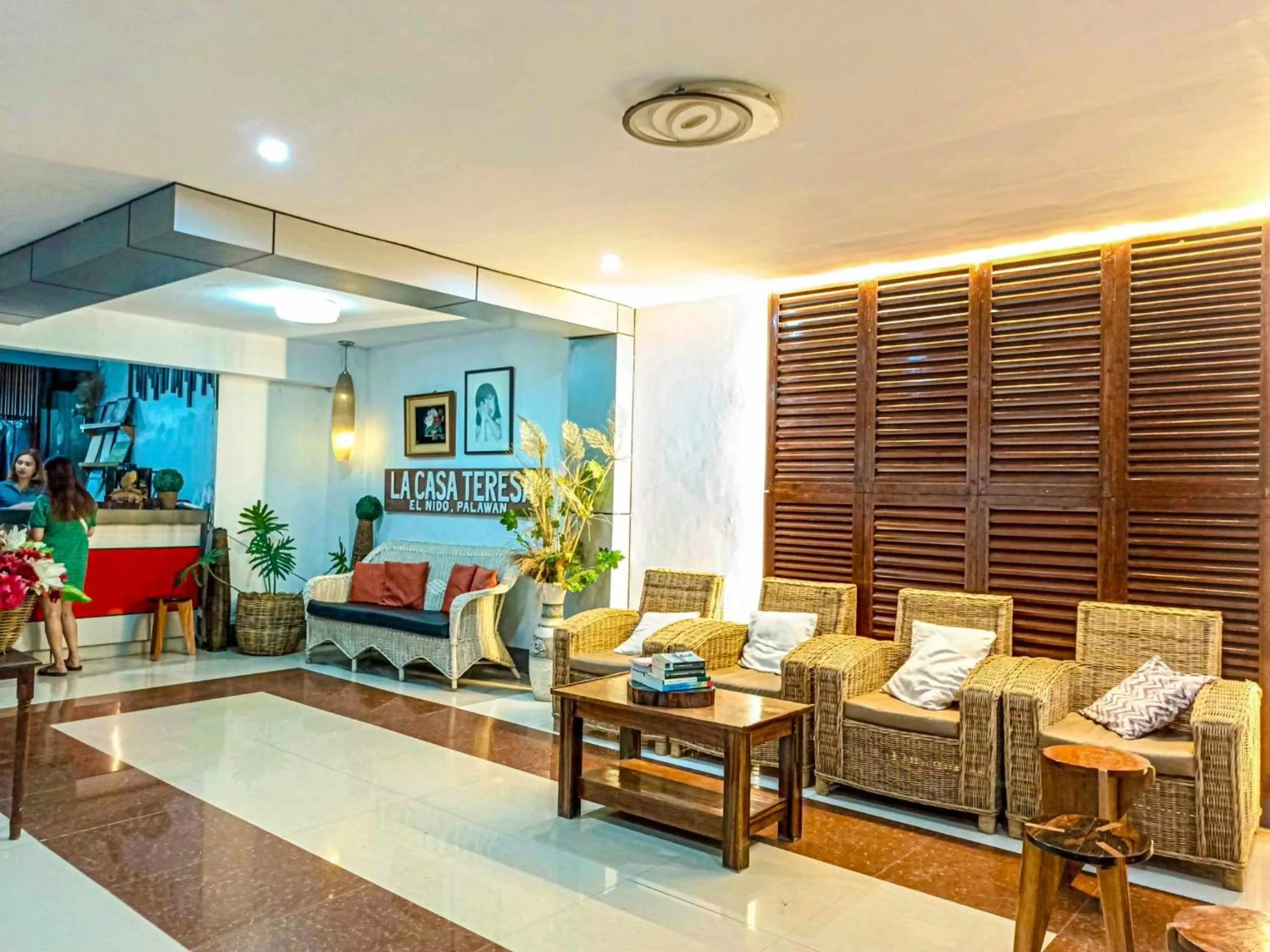 Lobby or reception in La Casa Teresa Tourist Inn Inc